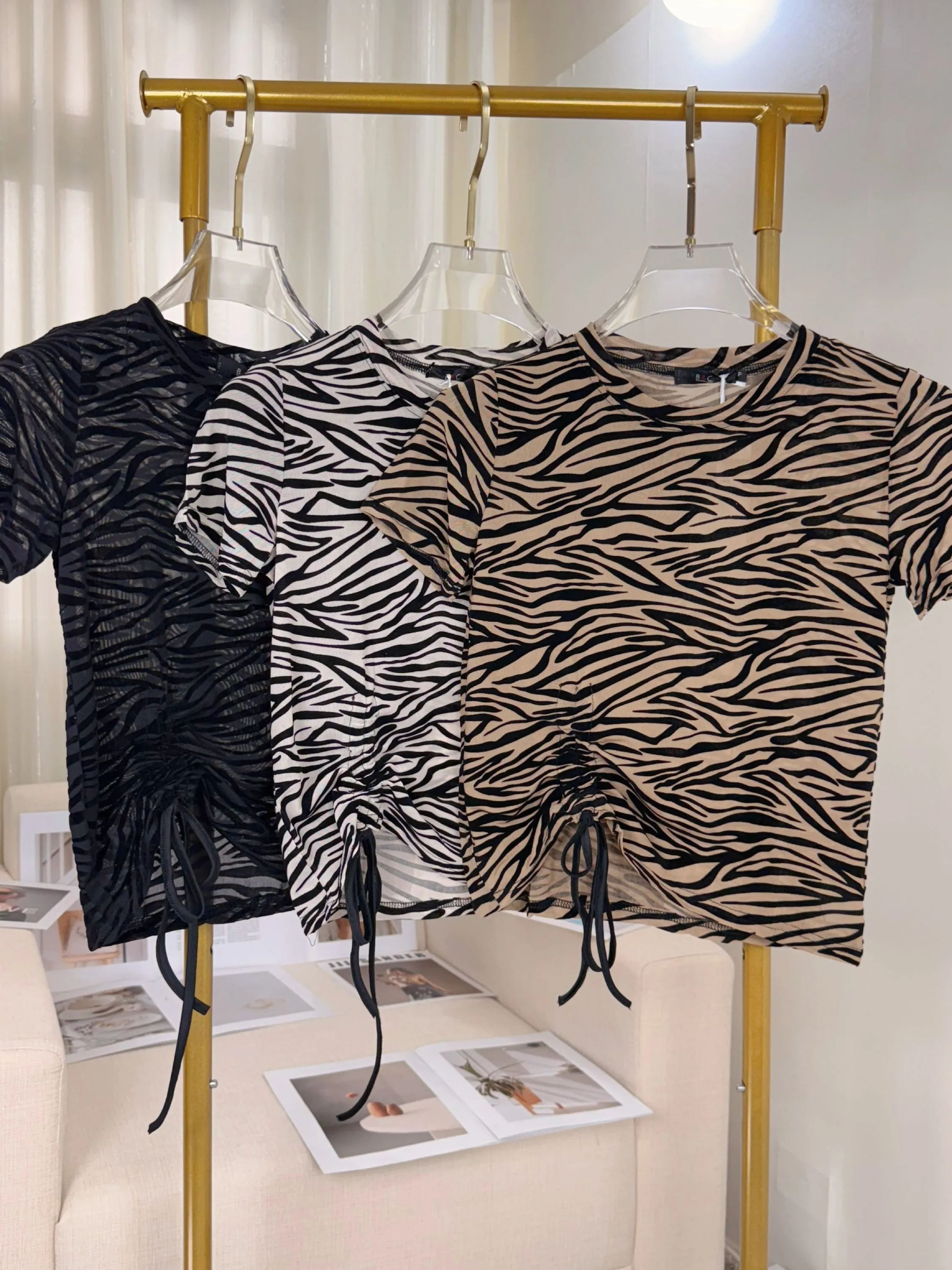 Fancy modas blusa manga curta