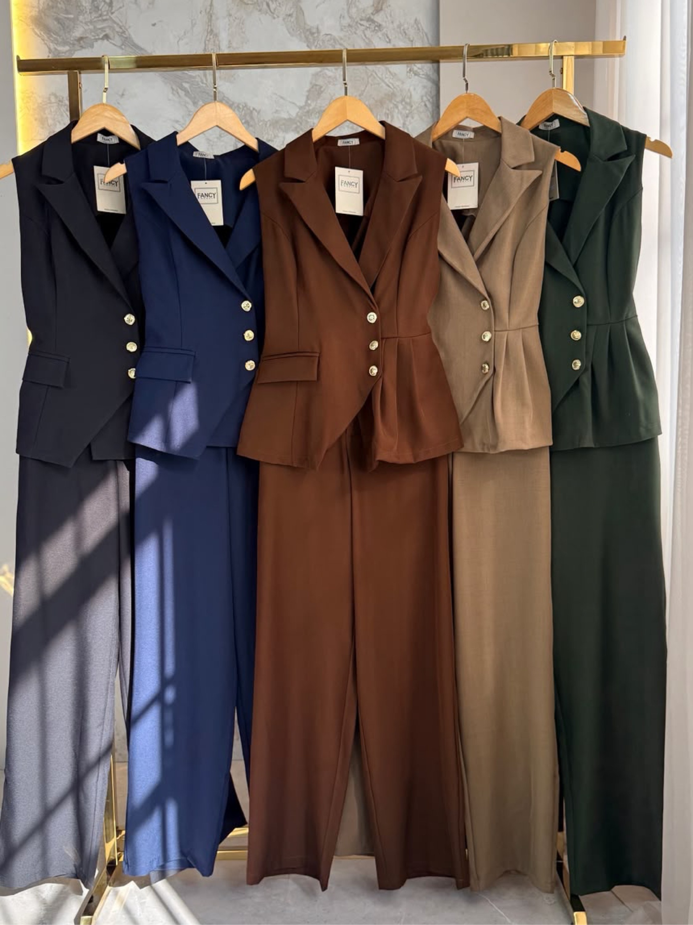 Fancy modas conjunto botões