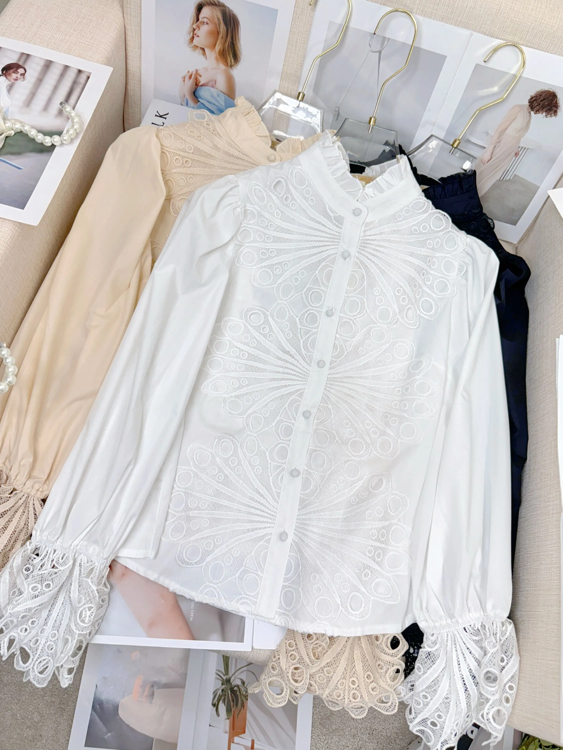 Fancy modas camisa renda