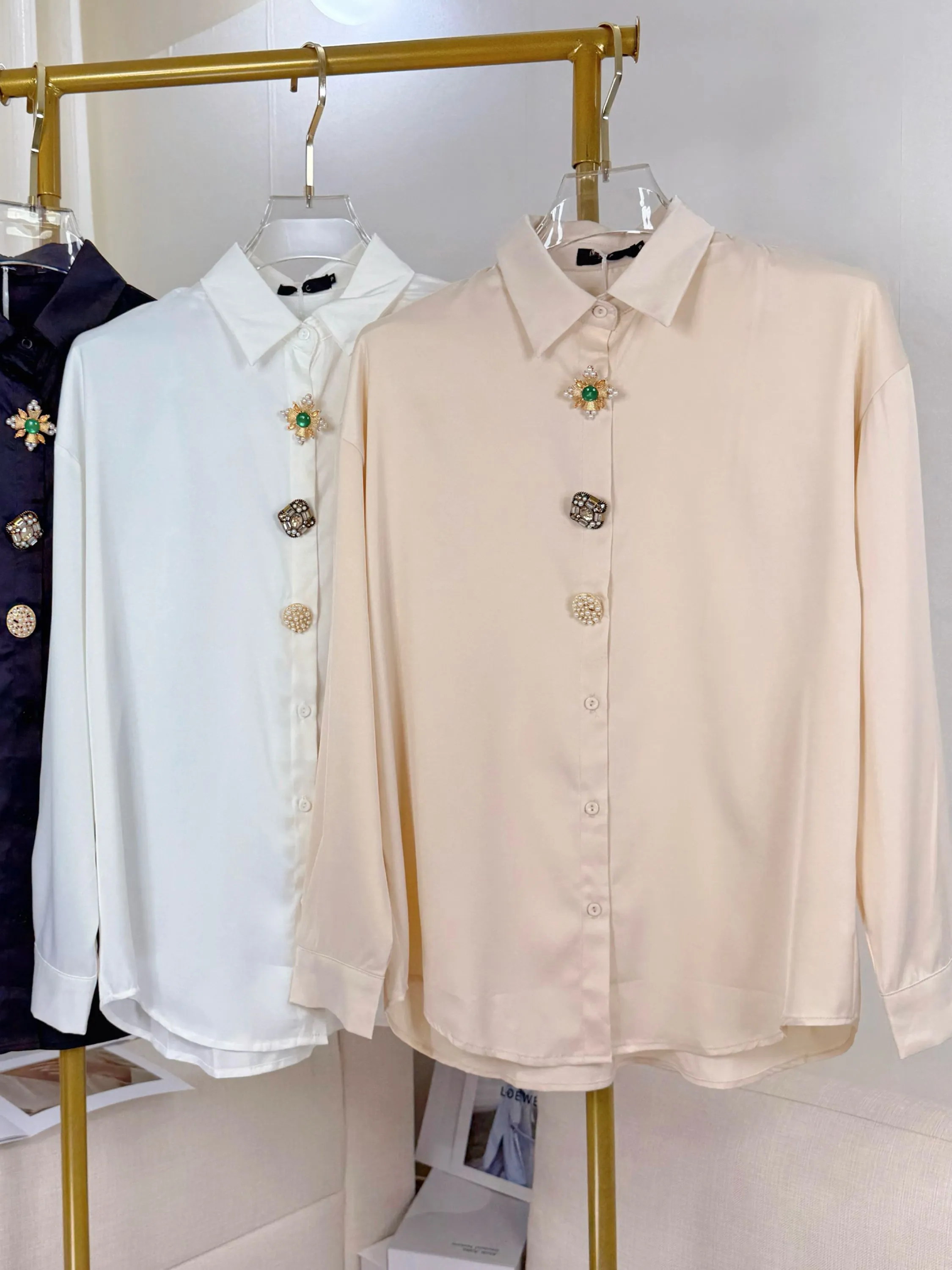 Fancy modas camisa seda