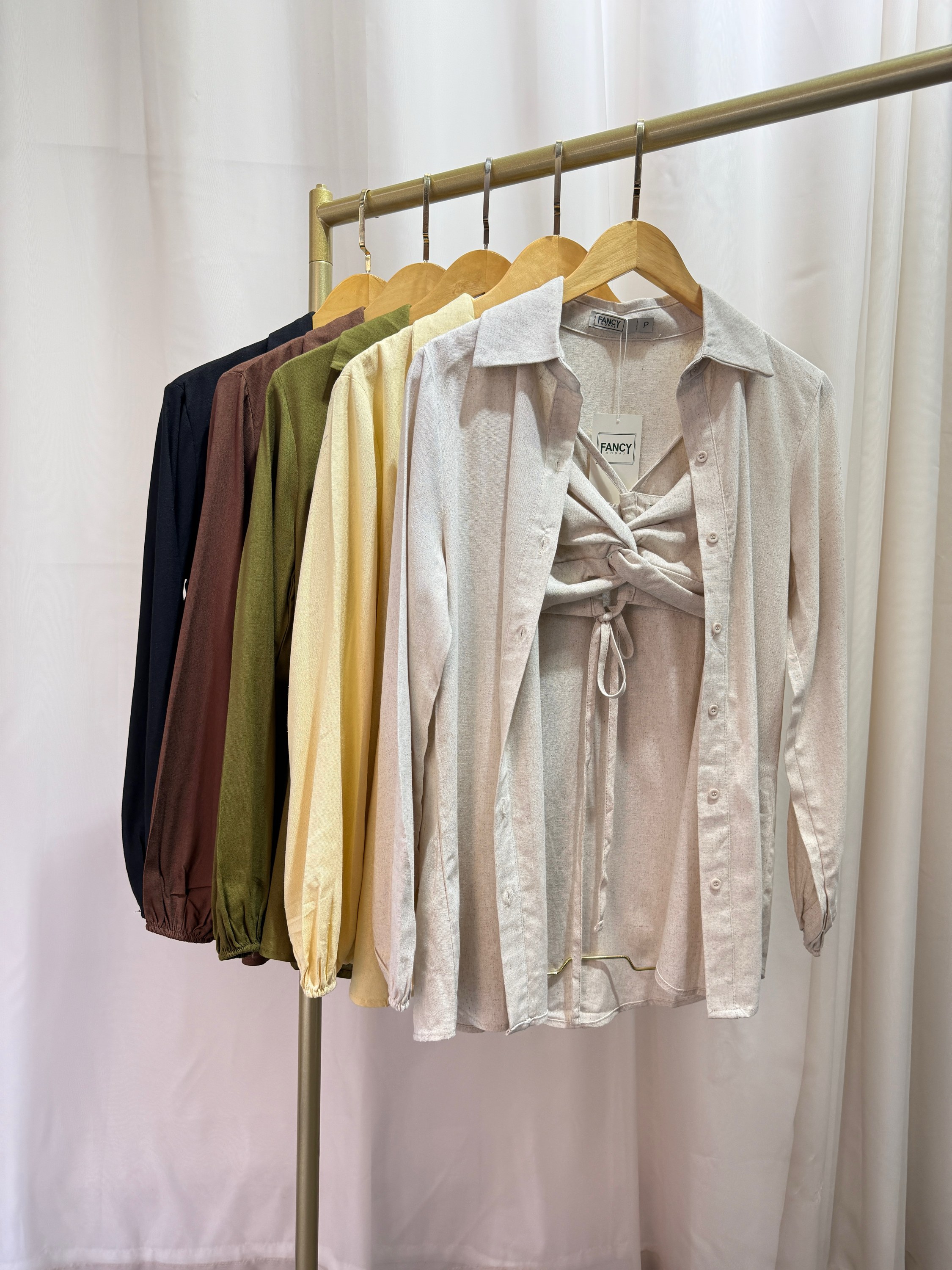 Fancy modas conjunto cropdd