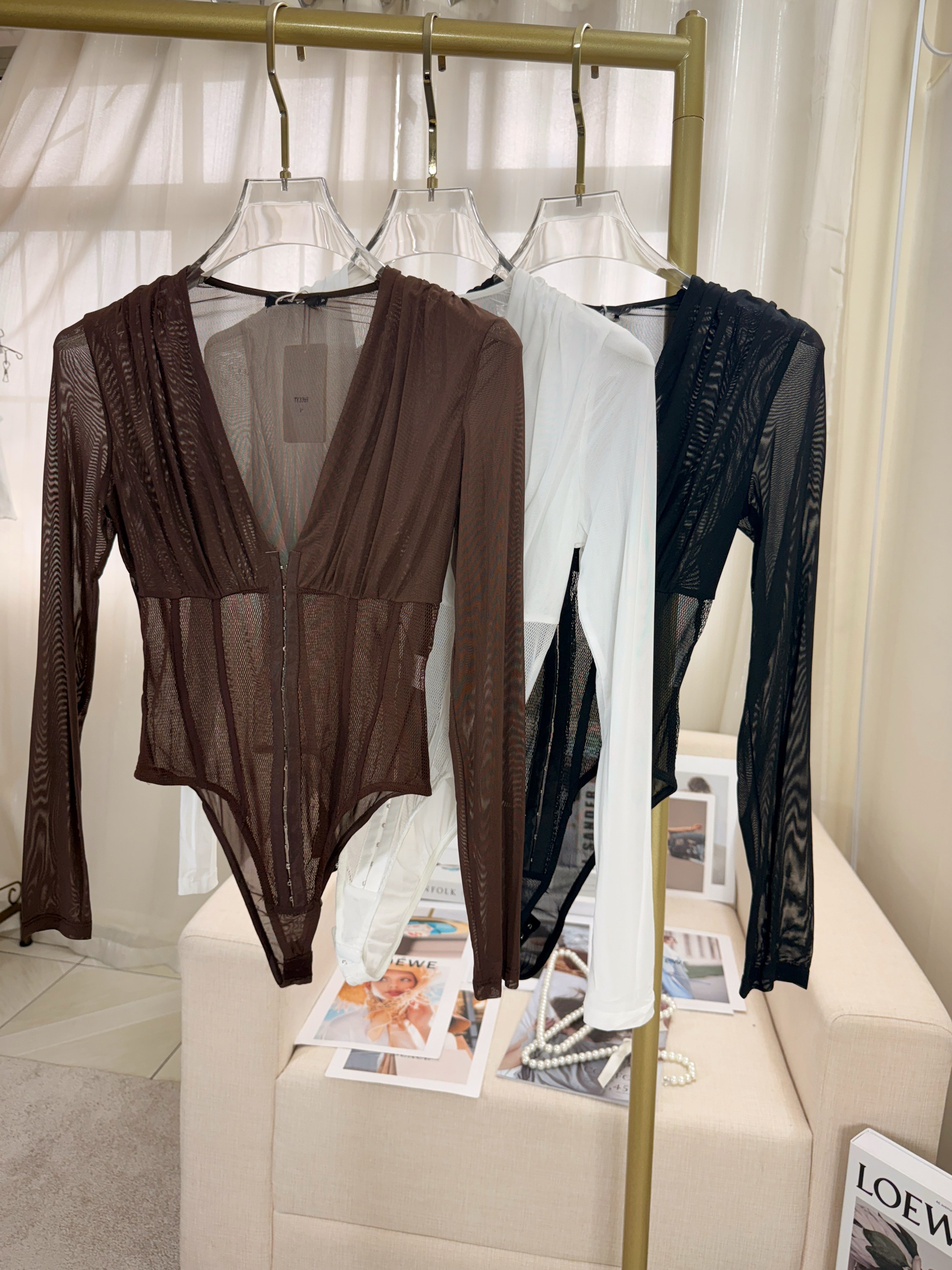 Fancy modas body transparente