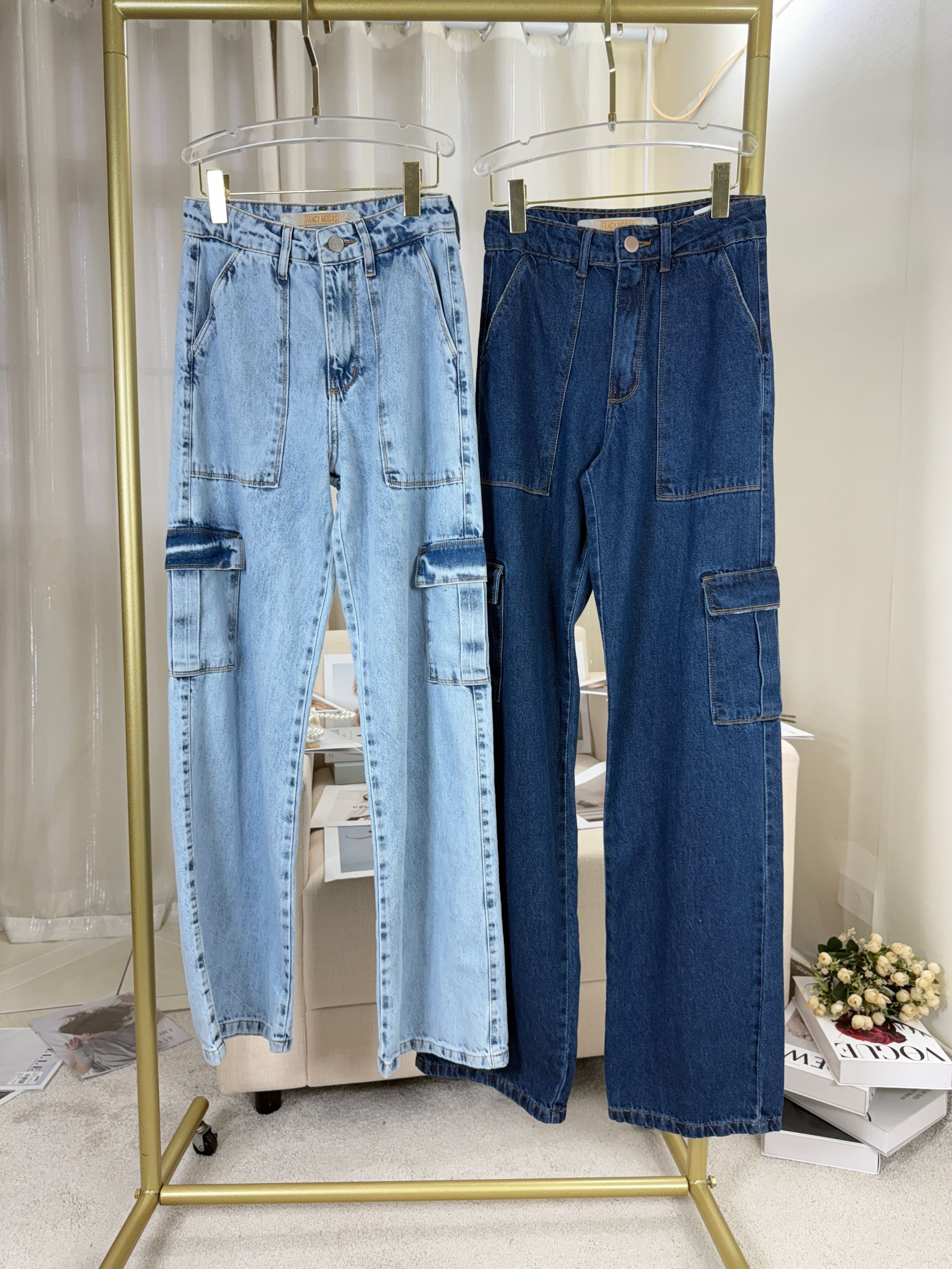 Fancy Modas calça cargo