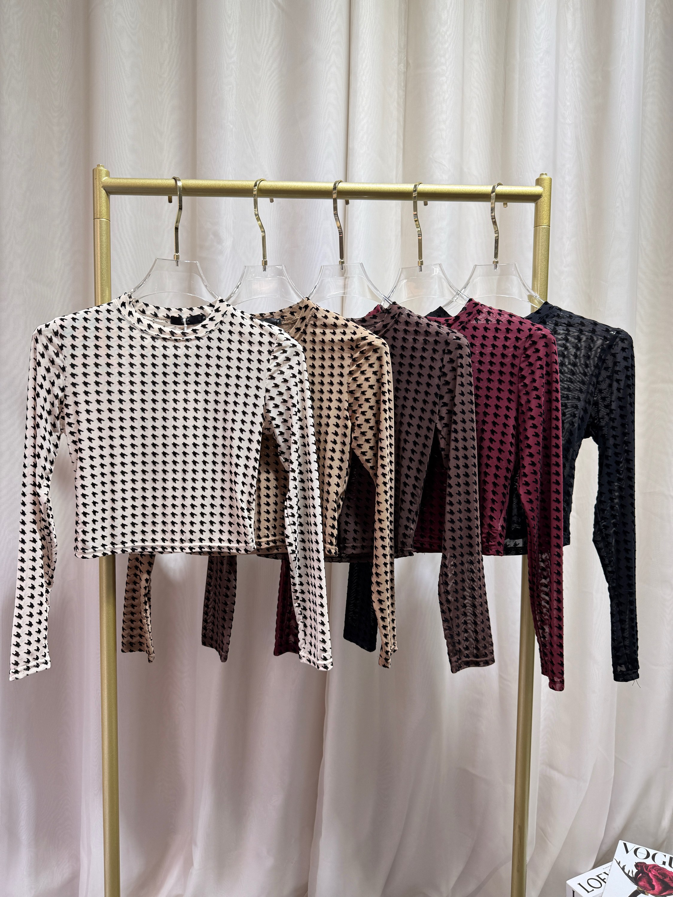 Fancy Modas cropped tule