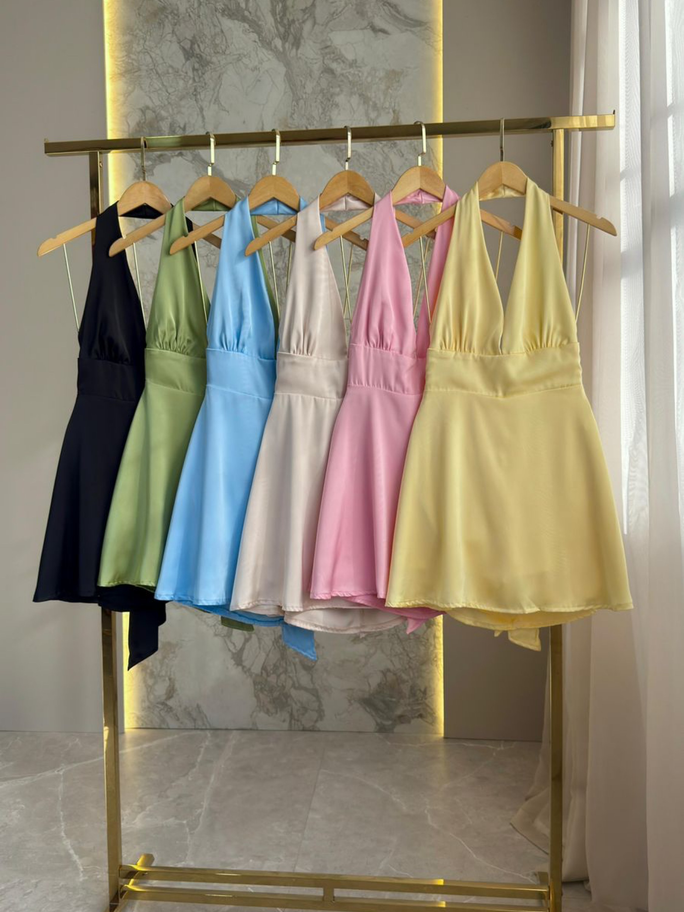 Fancy modas vestido cetim