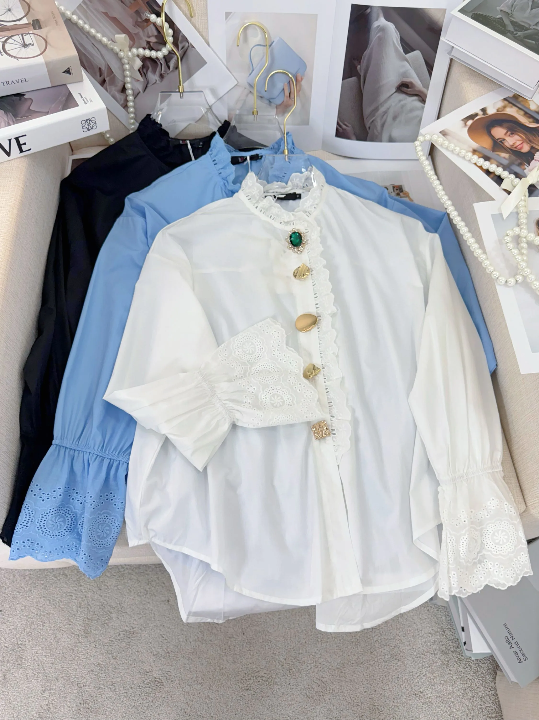 Fancy modas camisa tricoline