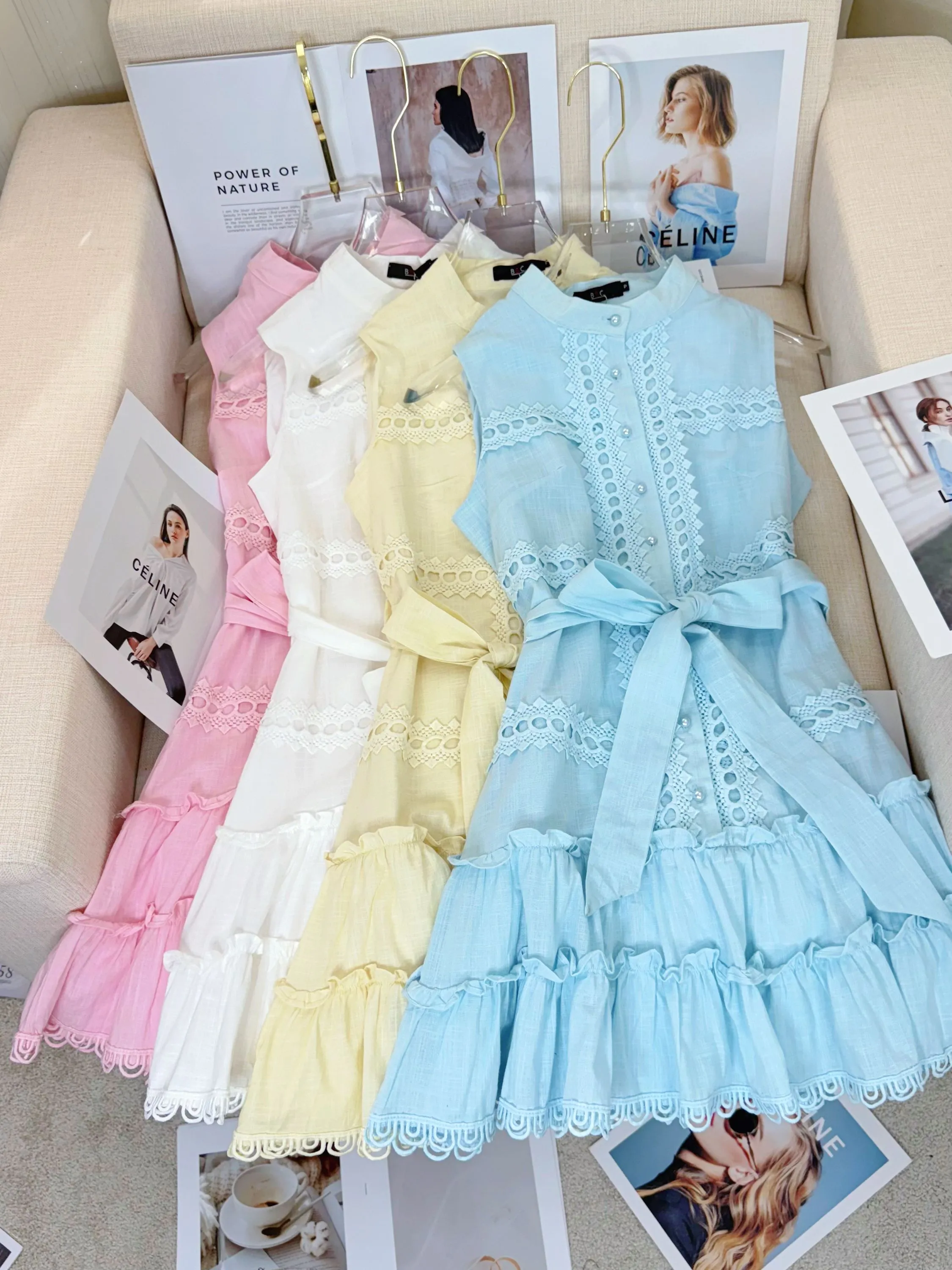 Fancy Modas vestido linho