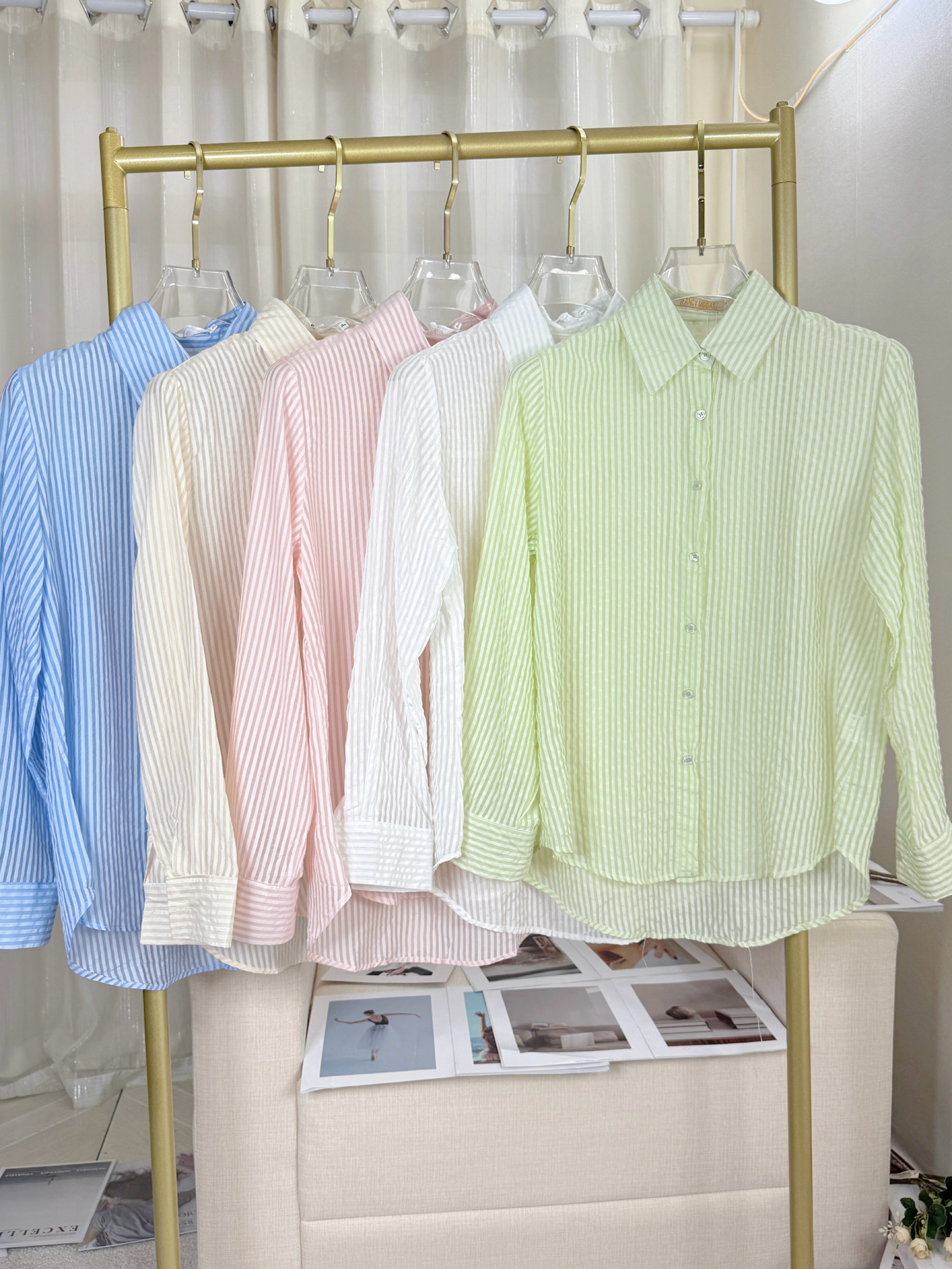 Fancy modas camisa listrada