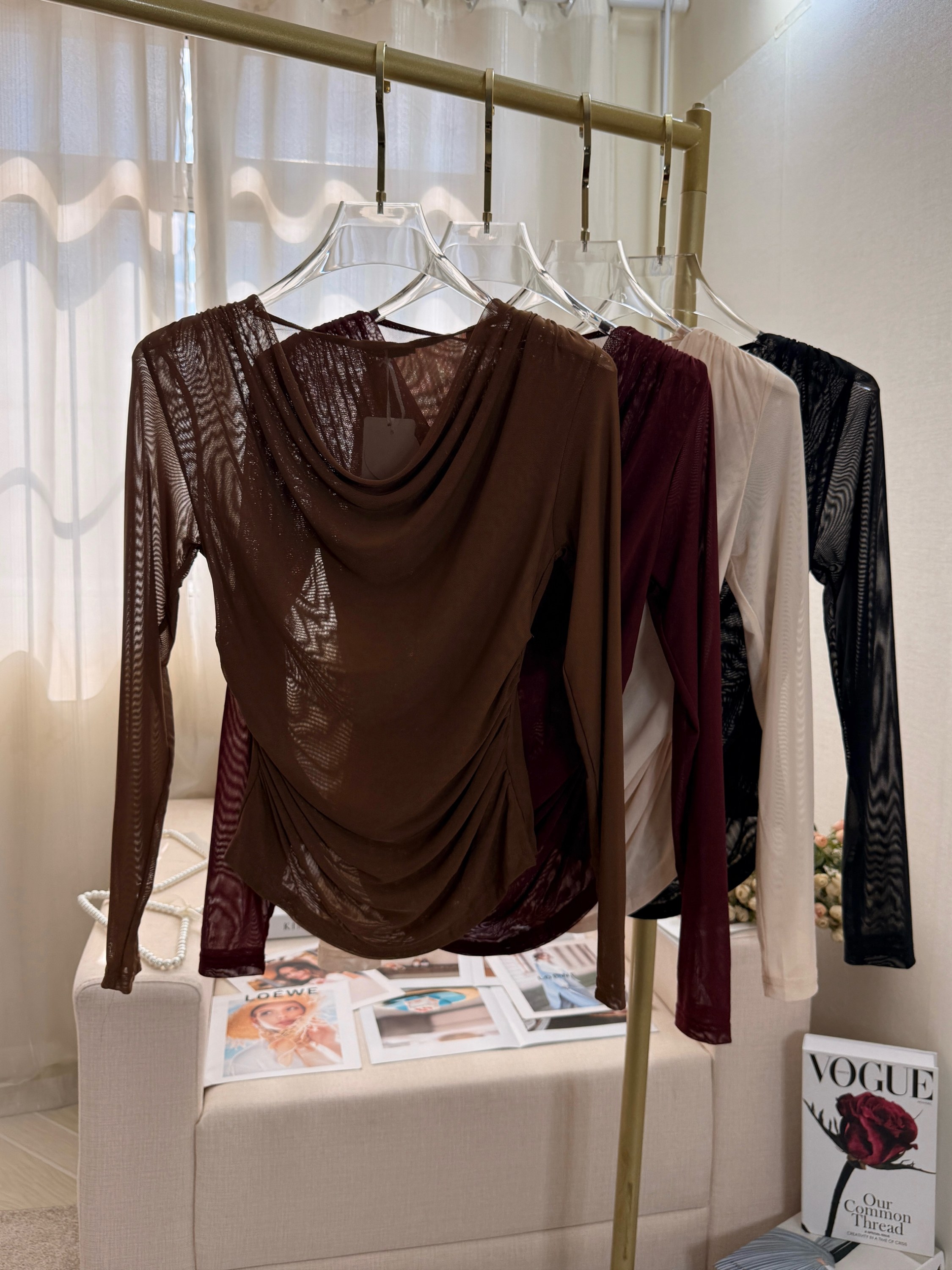 Fancy Modas blusa transparente