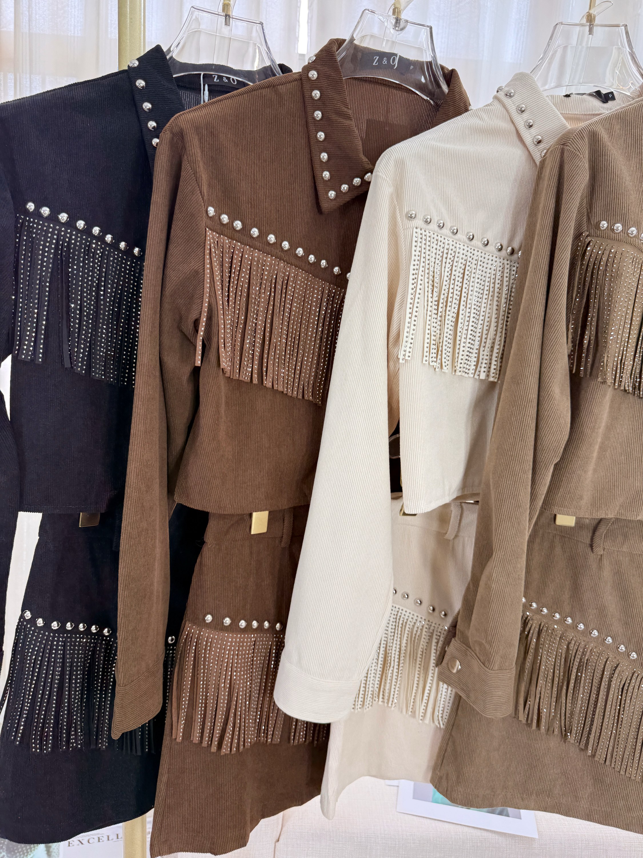 Fancy modas conjunto franja