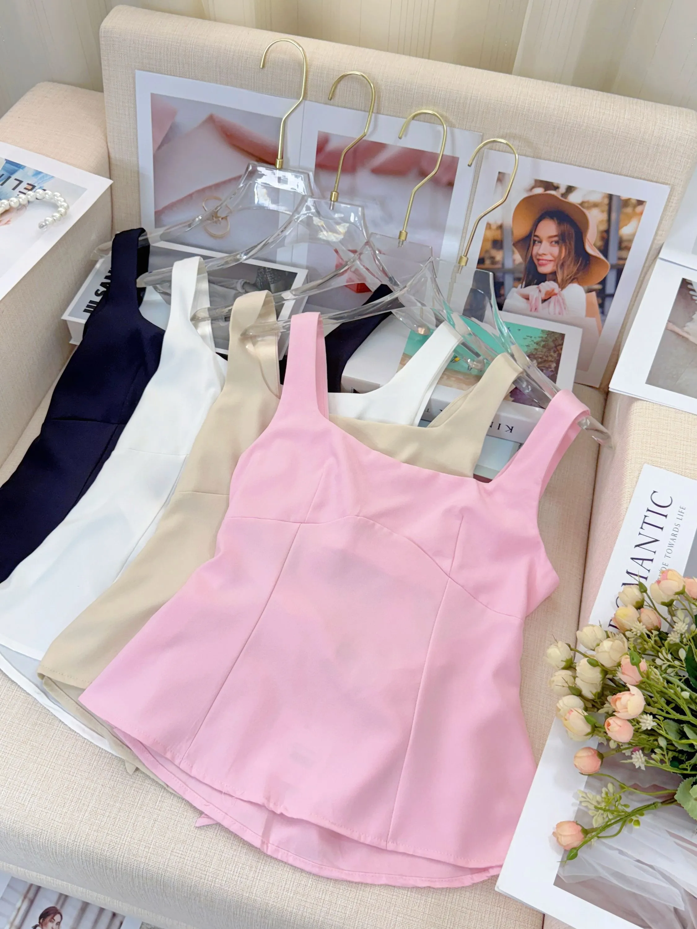 Fancy modas blusa com laço nas costas