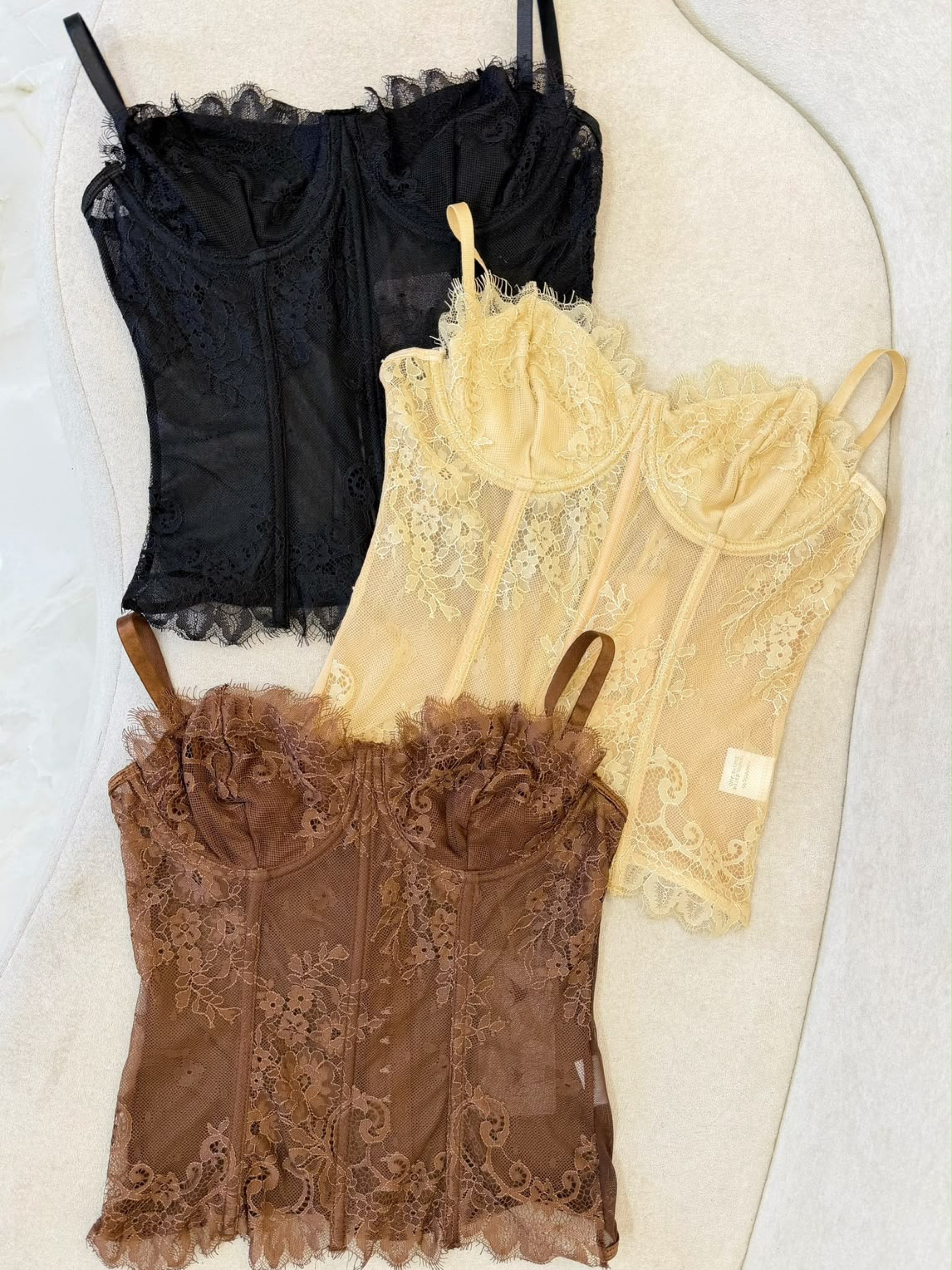Fancy modas corset renda