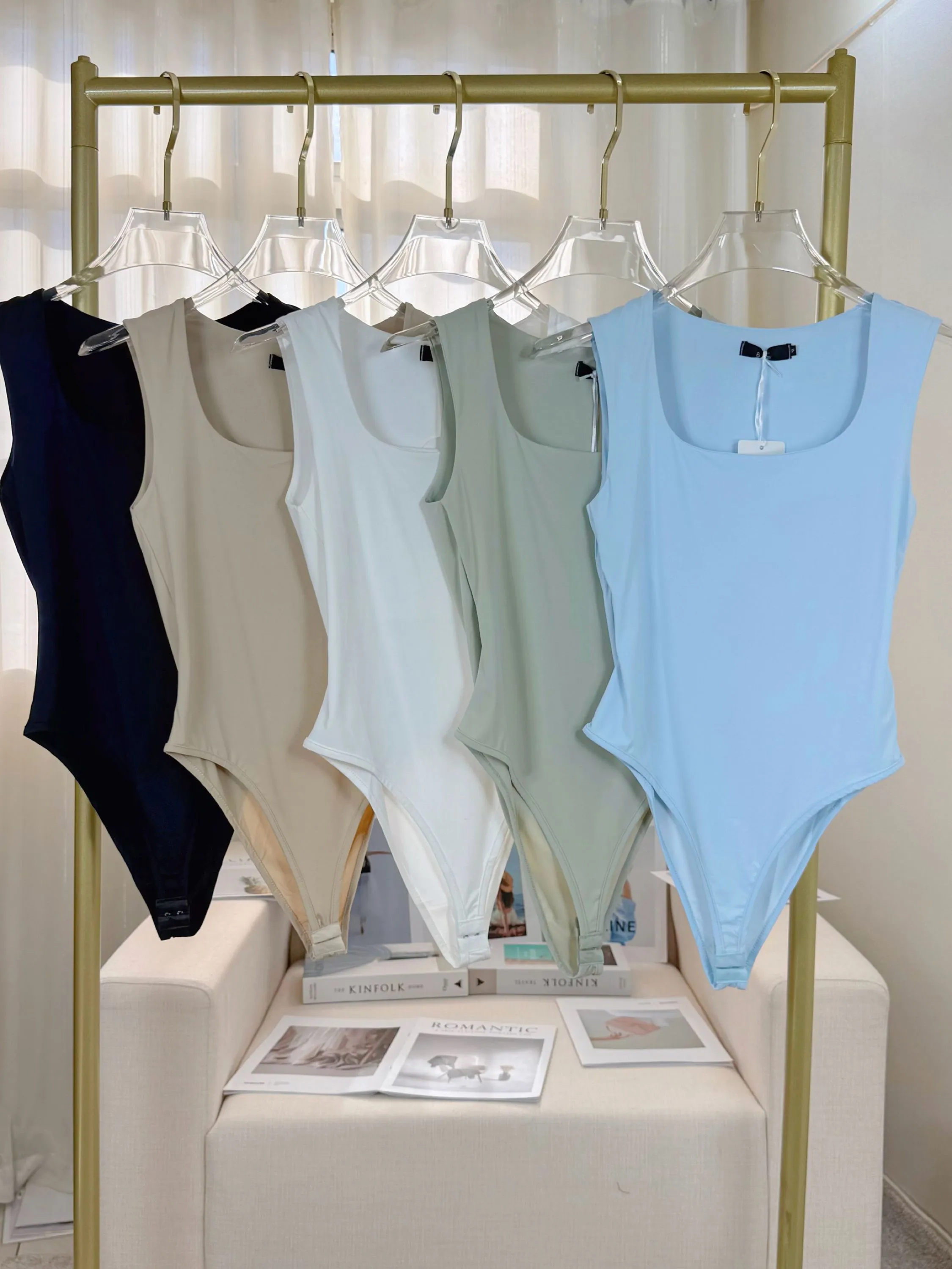 Fancy modas Body poliamida tons pastéis