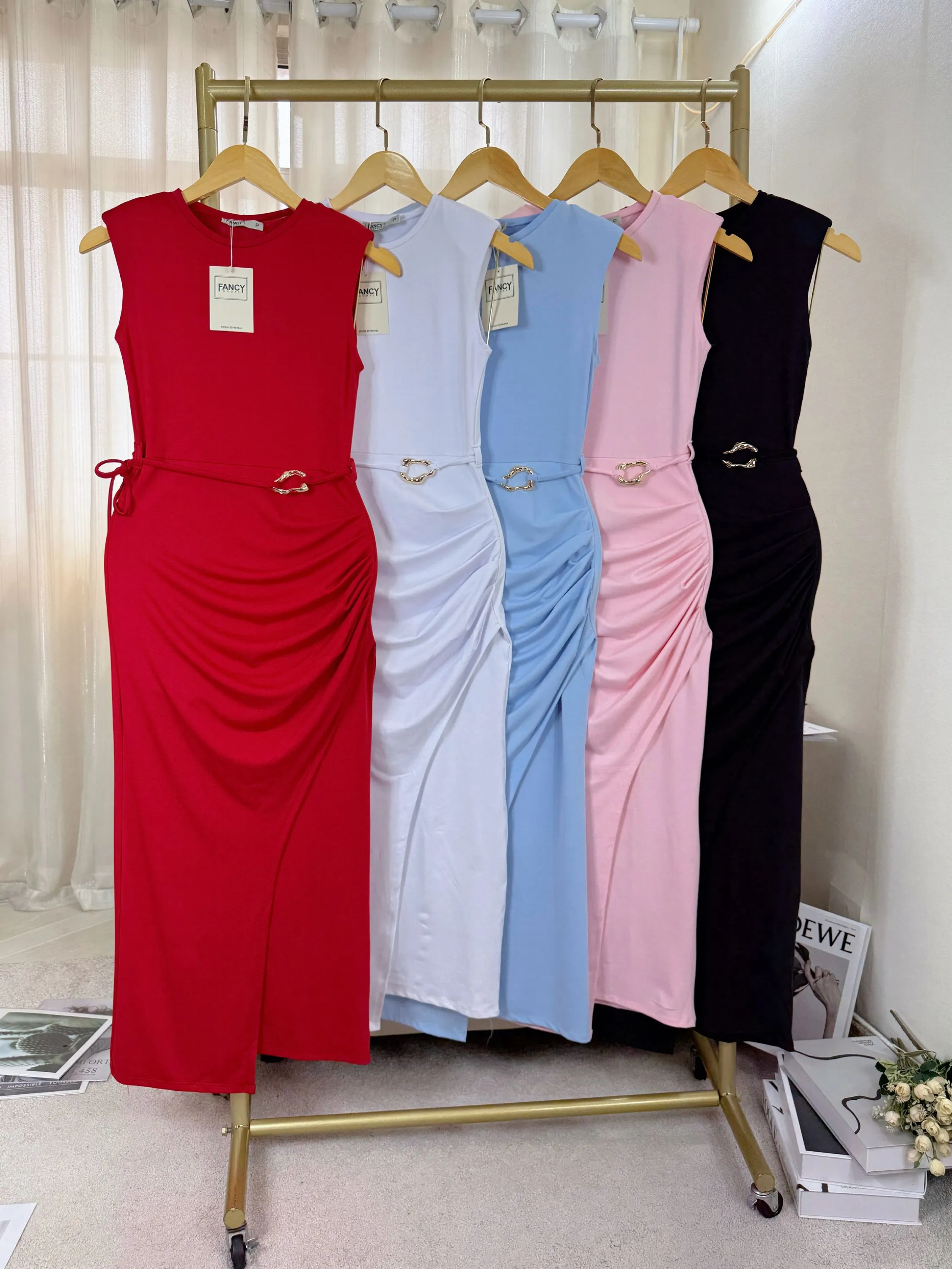 Fancy modas vestido longo