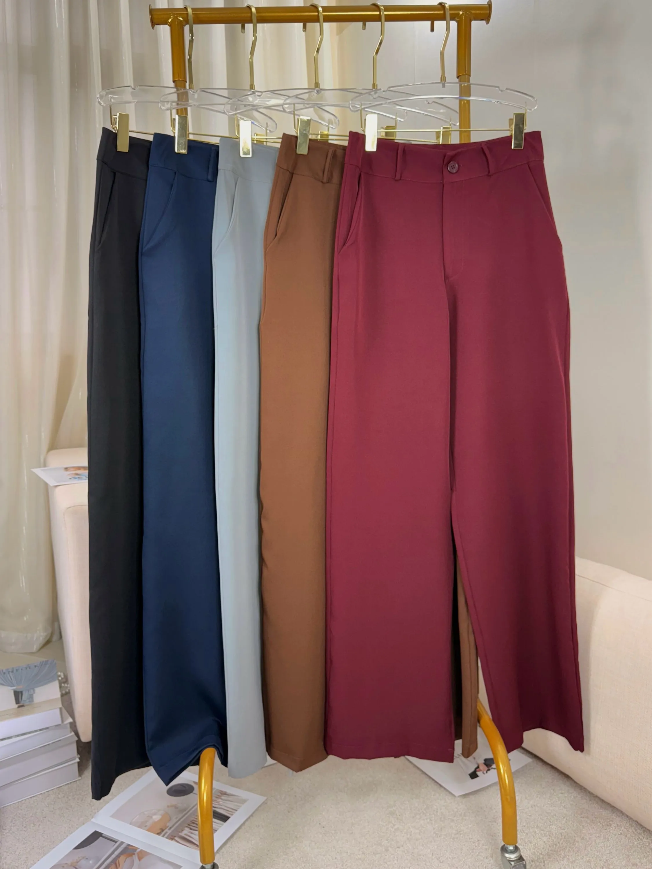 Fancy Modas calça alfaiataria