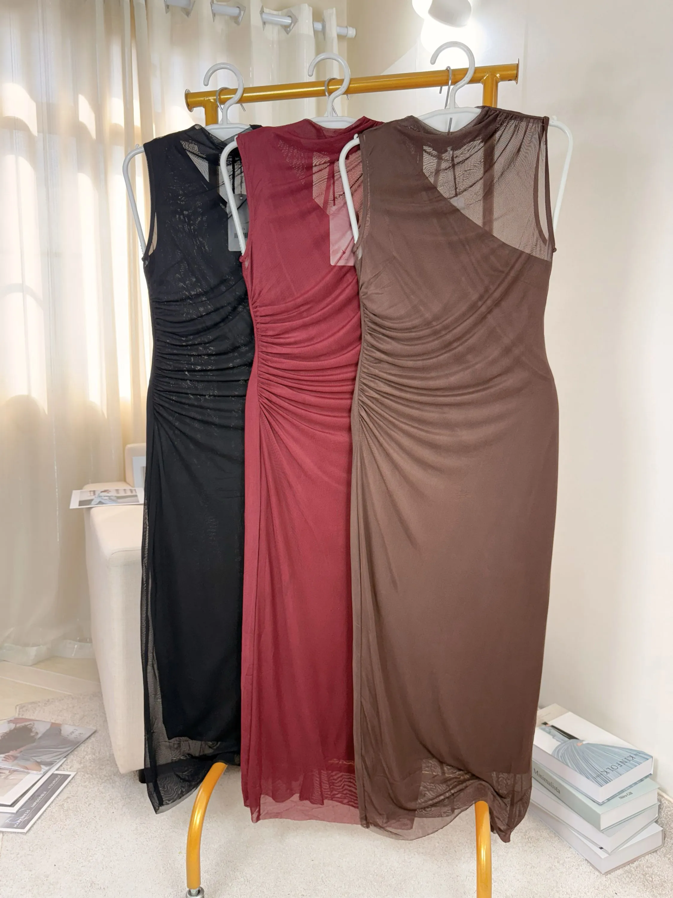 Fancy modas vestido tule