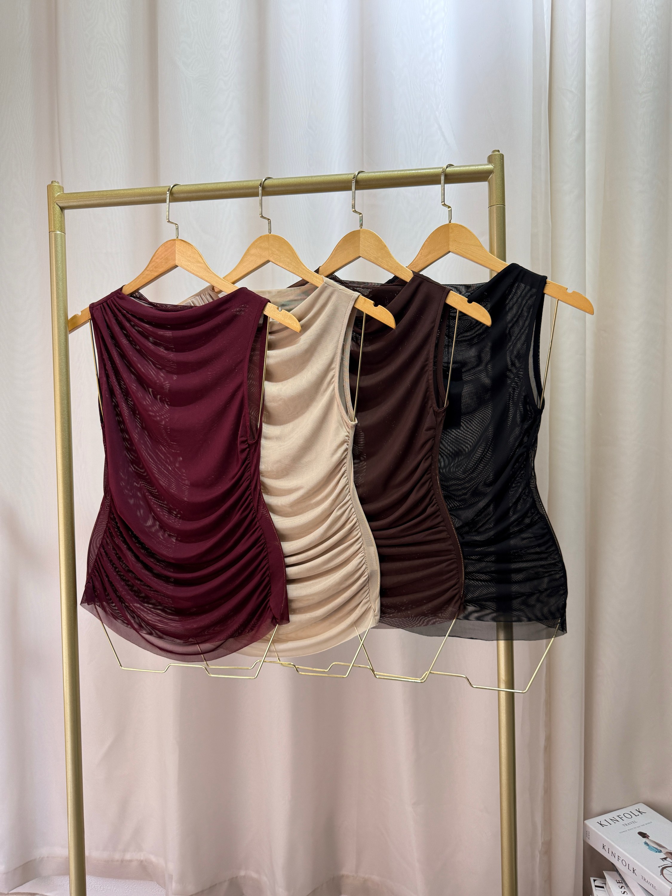 Fancy modas blusa tule