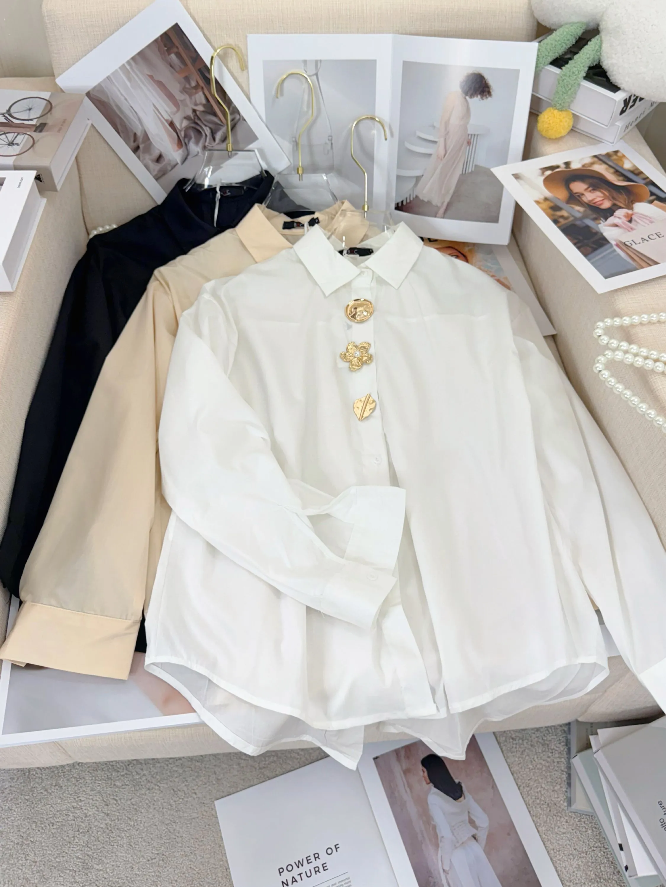 Fancy modas camisa tricoline
