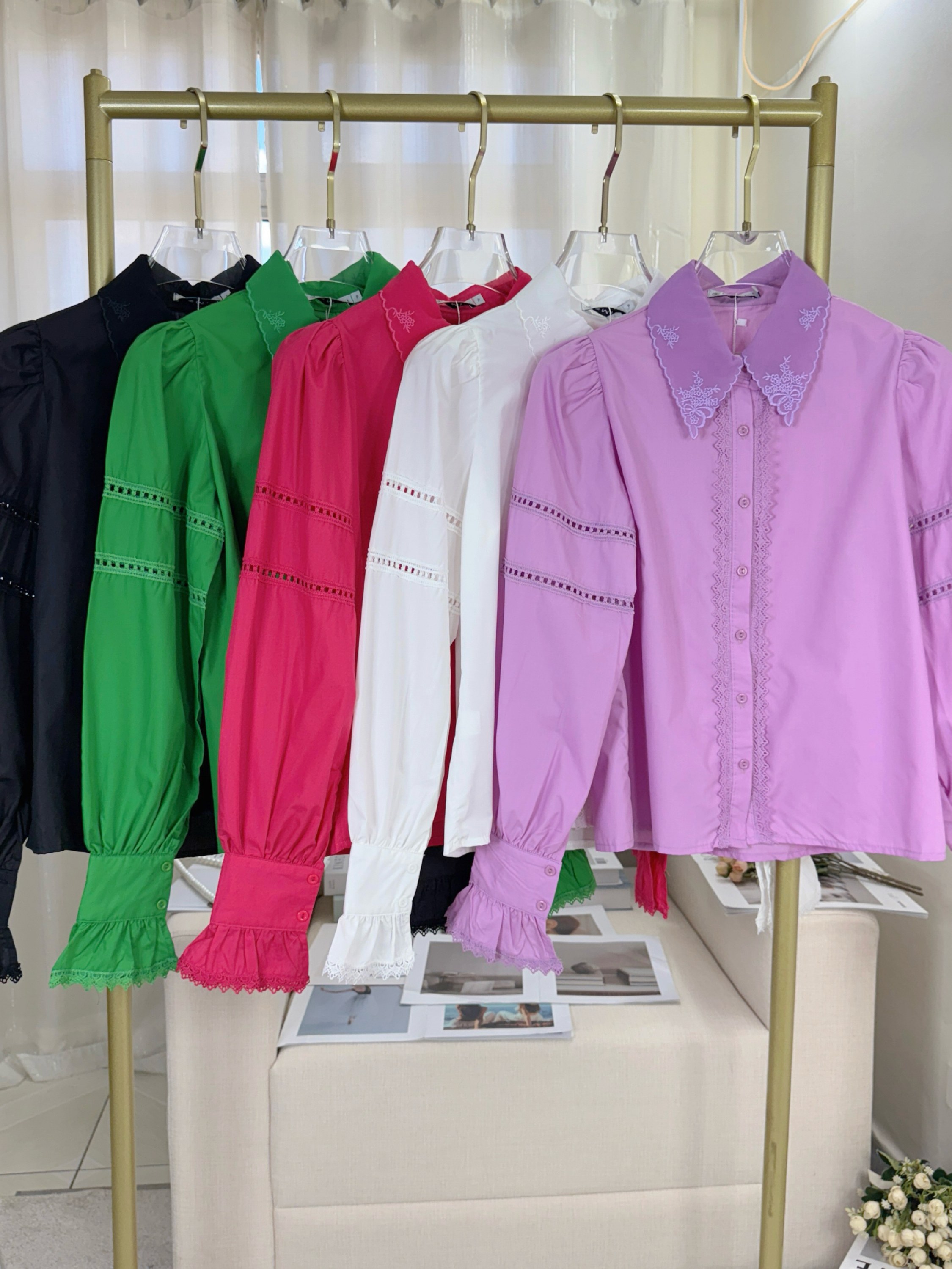 Fancy modas camisa manga longa