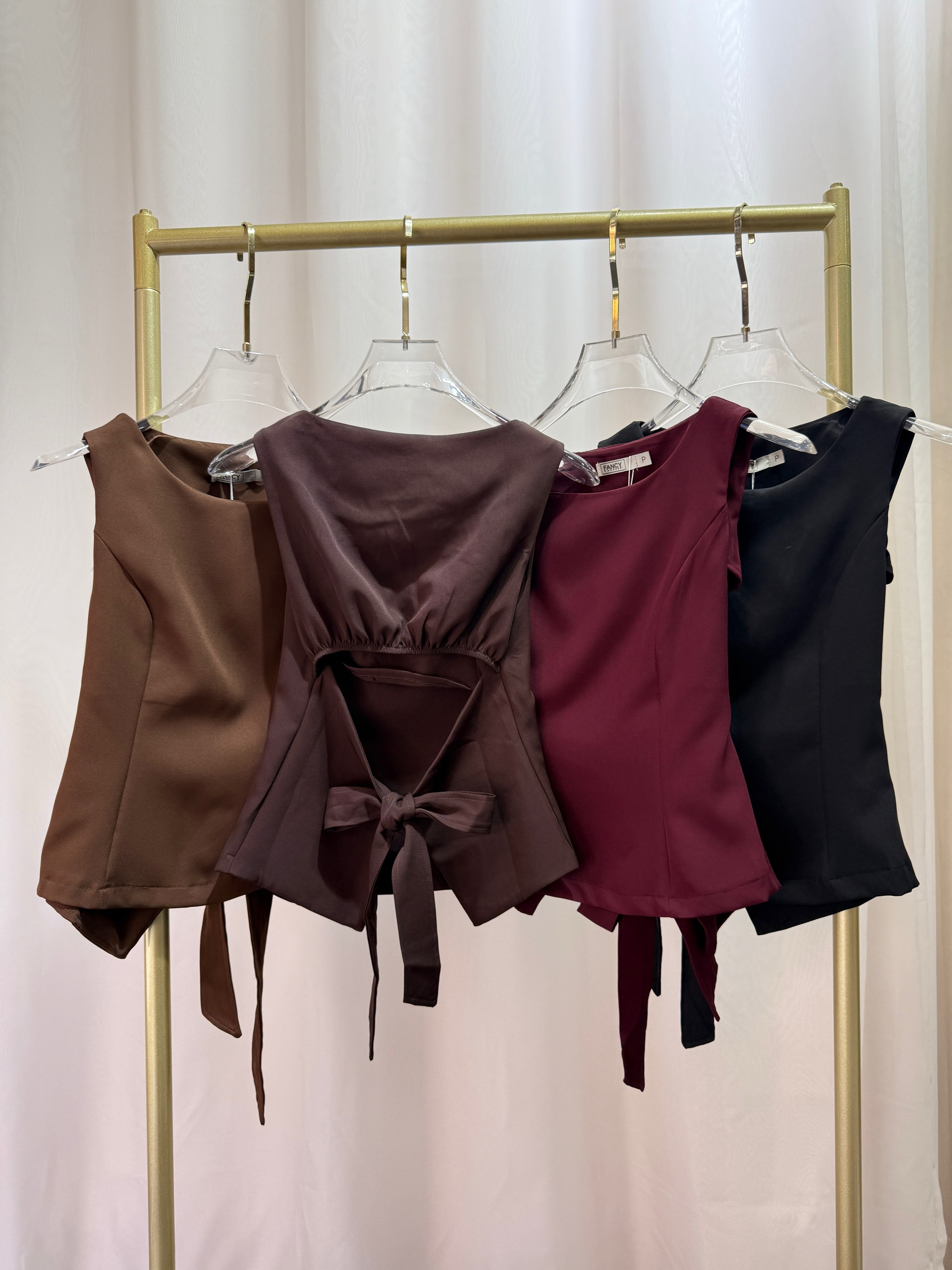 Fancy modas blusa laço Costa