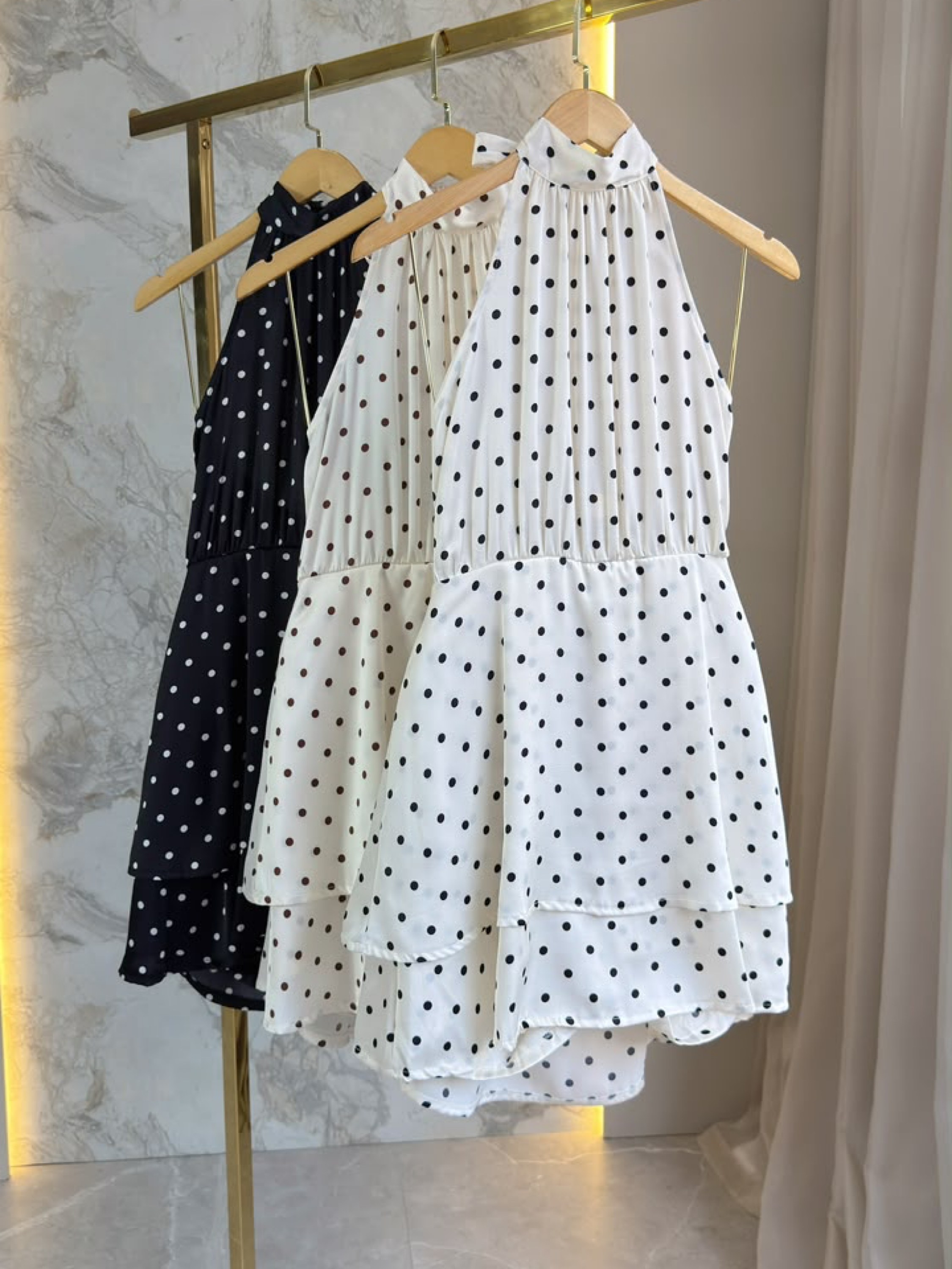 Fancy modas vestido poa