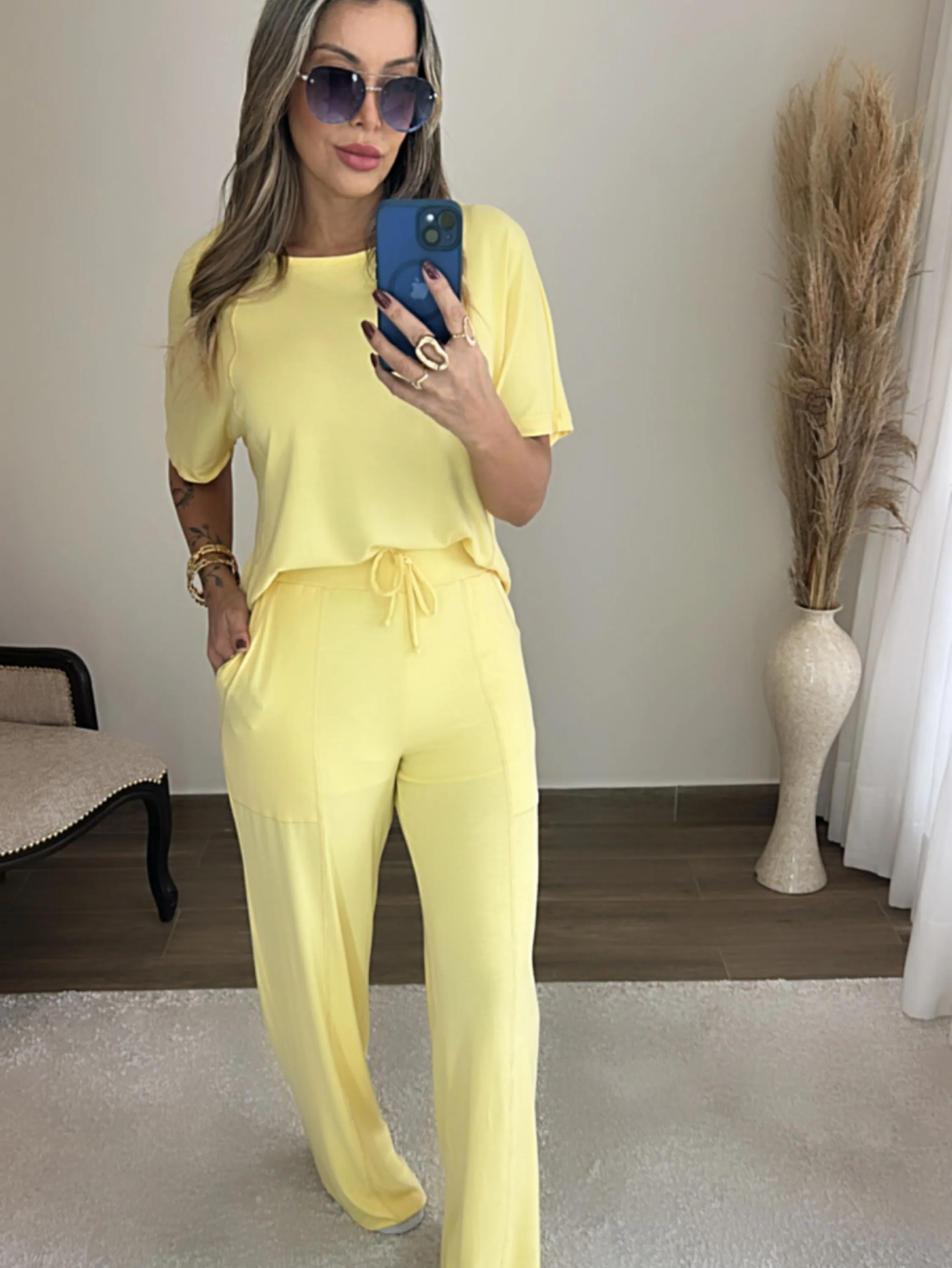Conjunto pespontado Laura