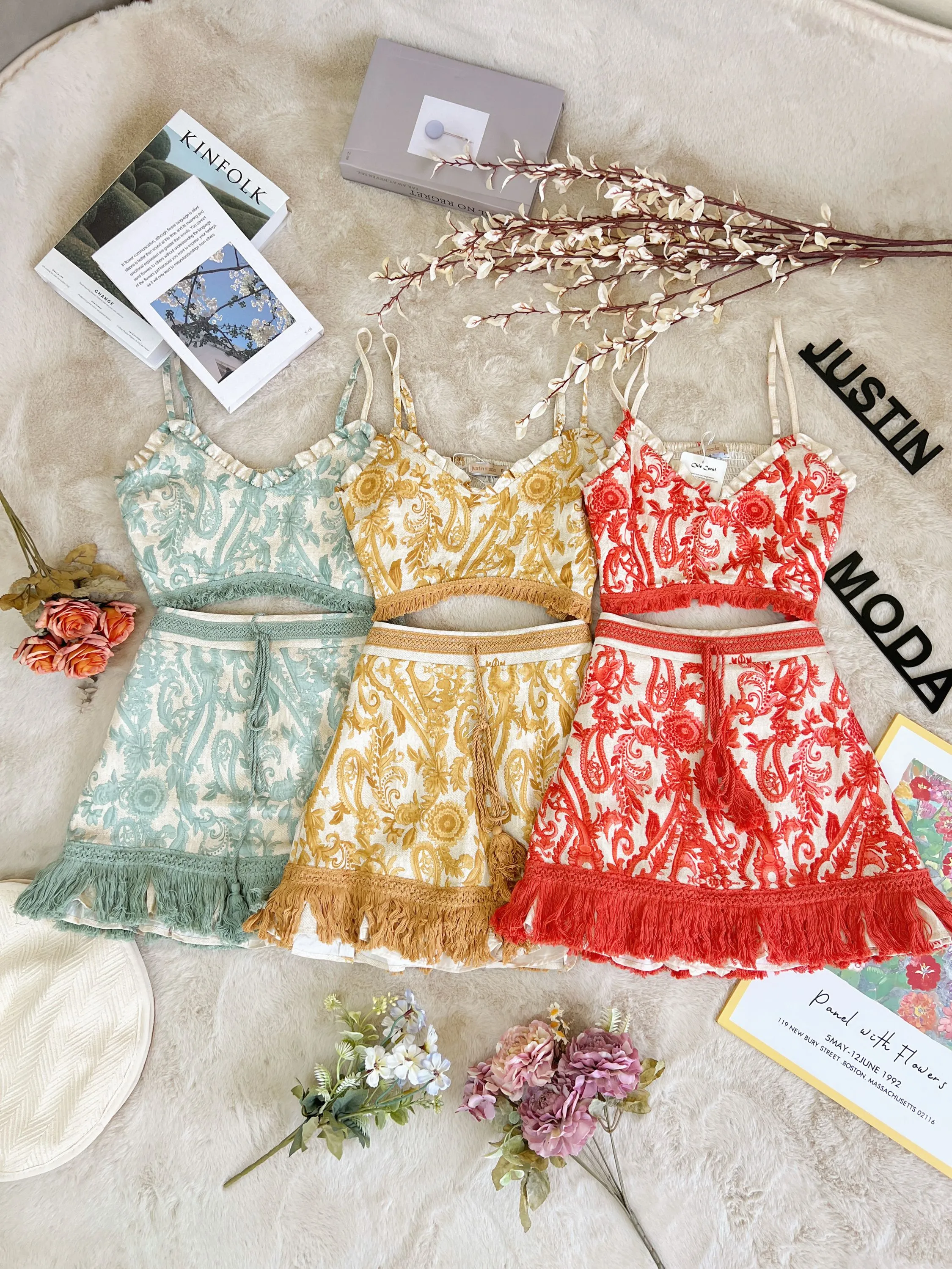 Conjunto com forro 7025 Justin moda