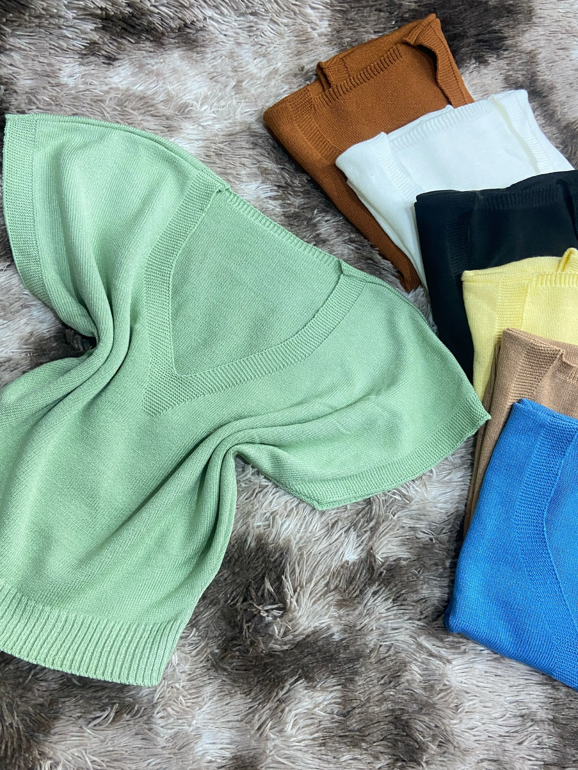 Blusas magas de Curto de modal