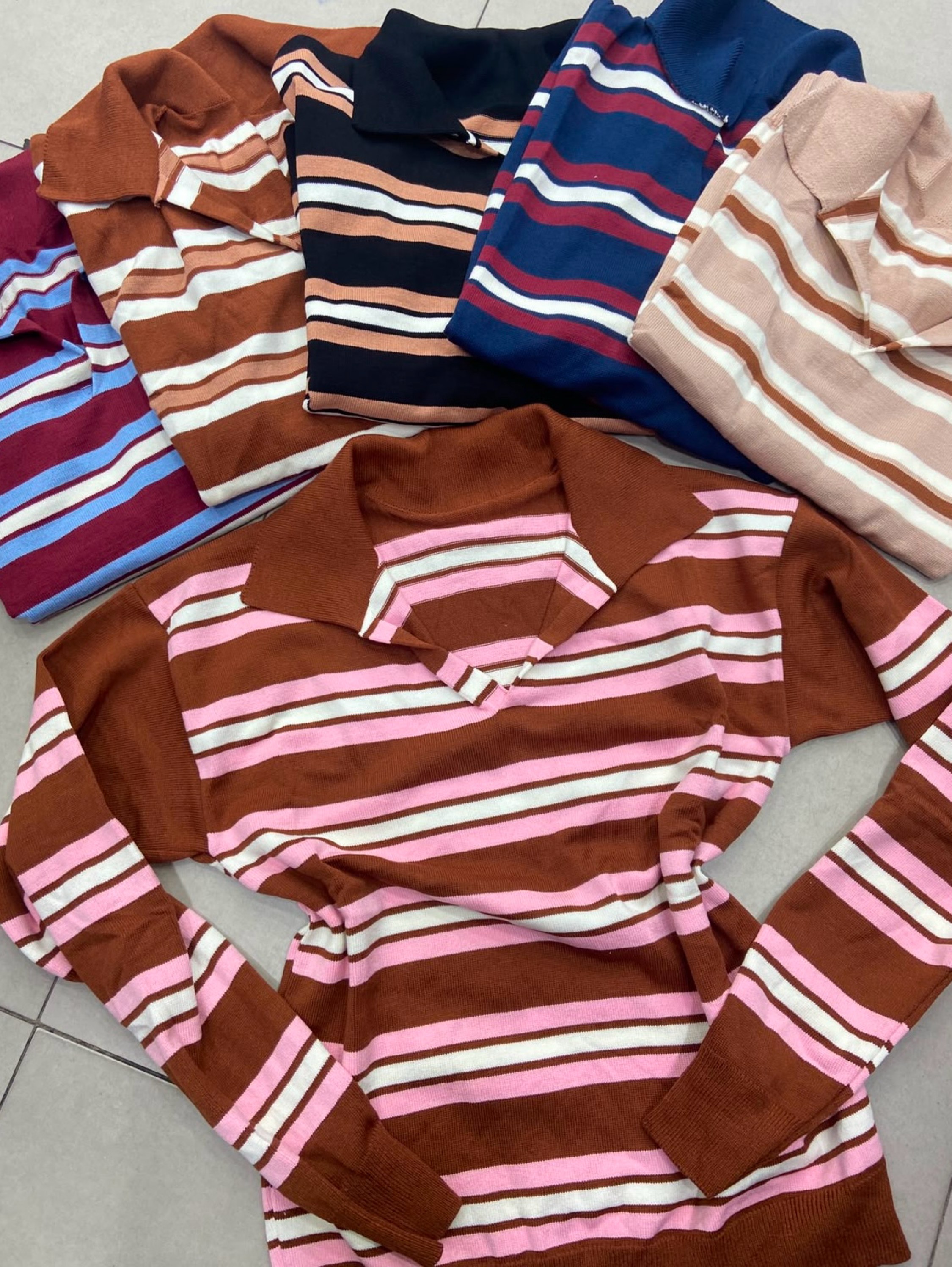 Camisola camisa gola manga comprida