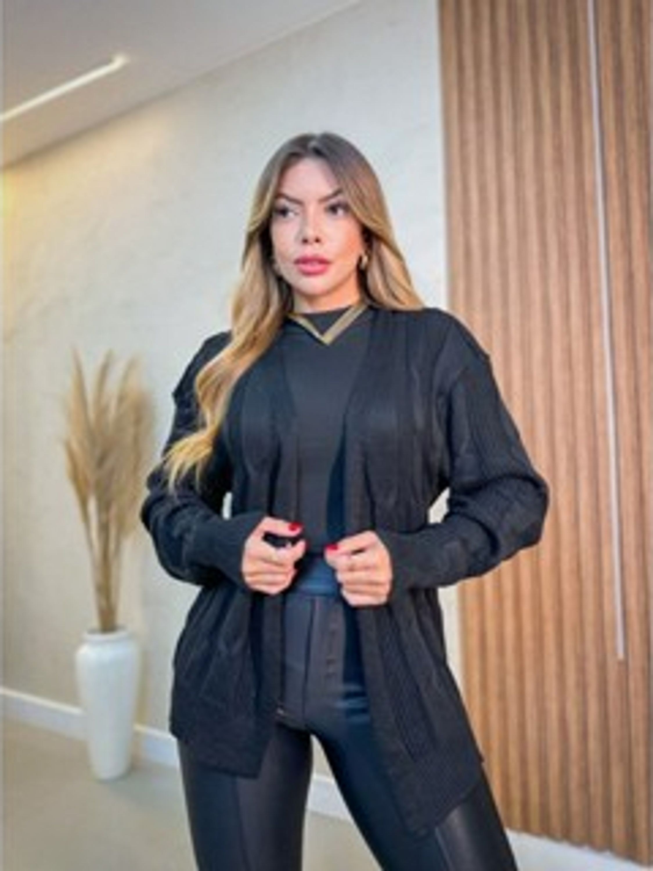 Surely Modas tricot linha quimono casaconovo2023feiminina