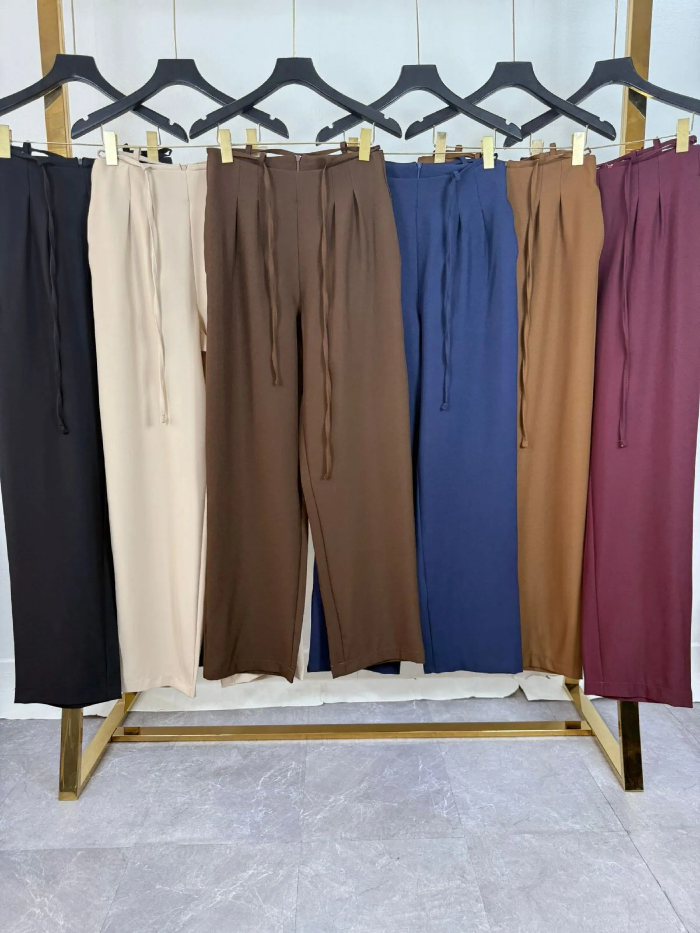Pantalona #427 sarja twill feminina panda moda