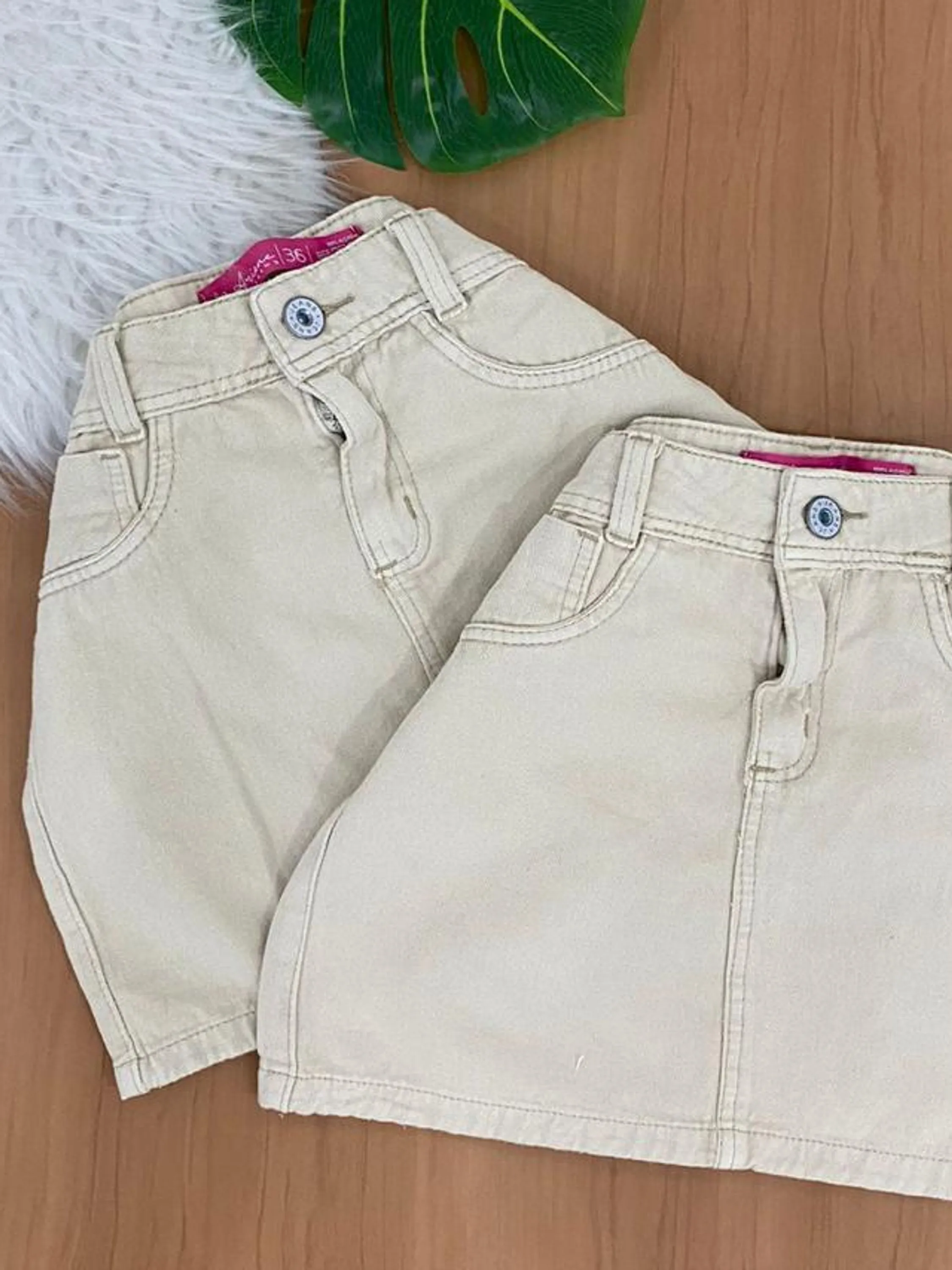 SAIA JEANS FEMININA NUDE BASICA