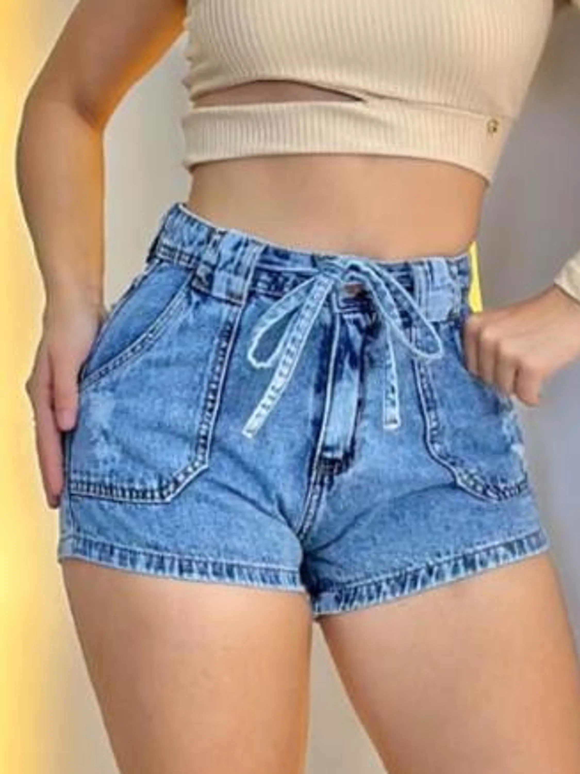 SHORT JEANS FMEININO 319