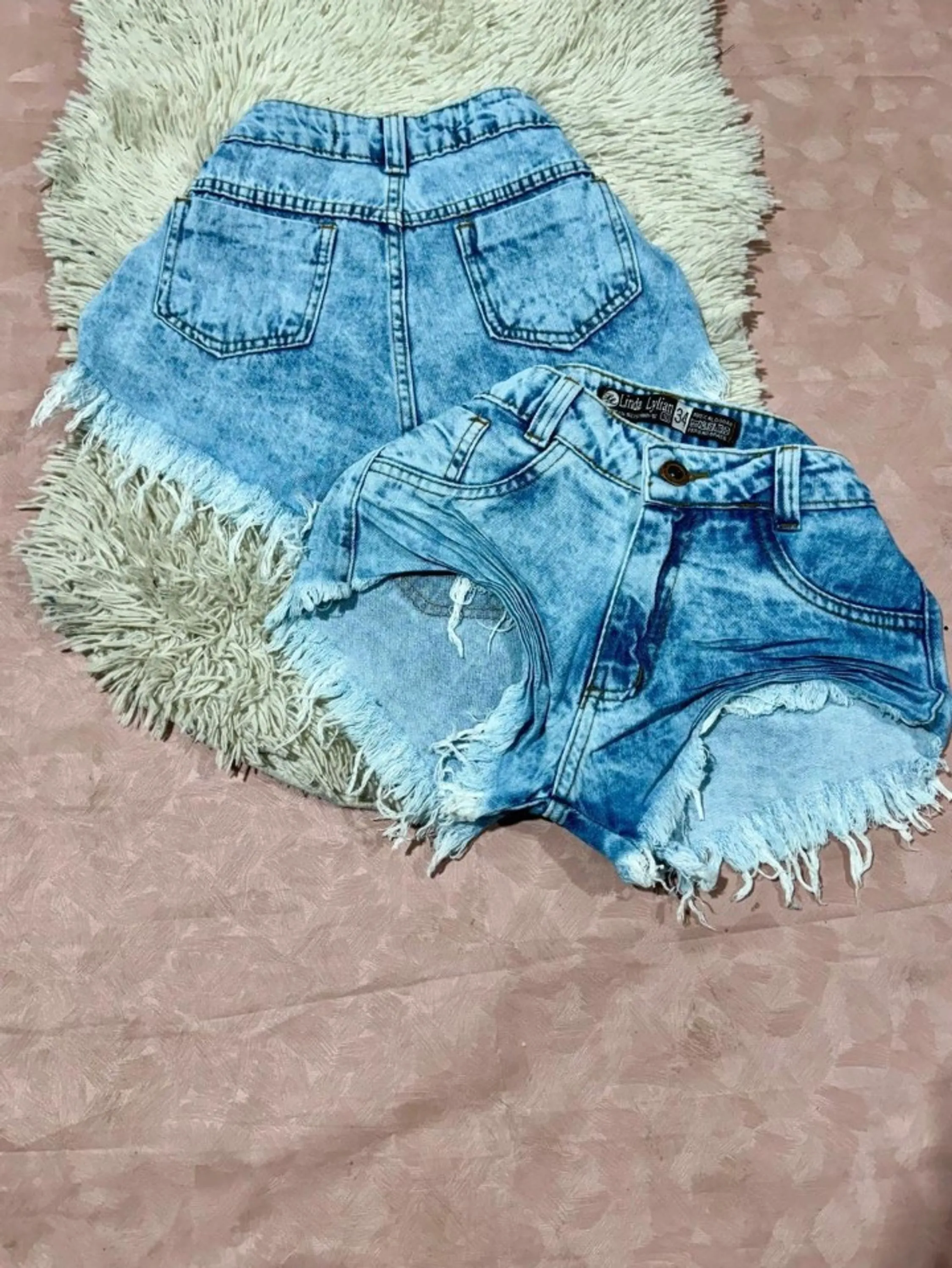 Short Jeans o COMBO de 5 Shorts Por 140,00