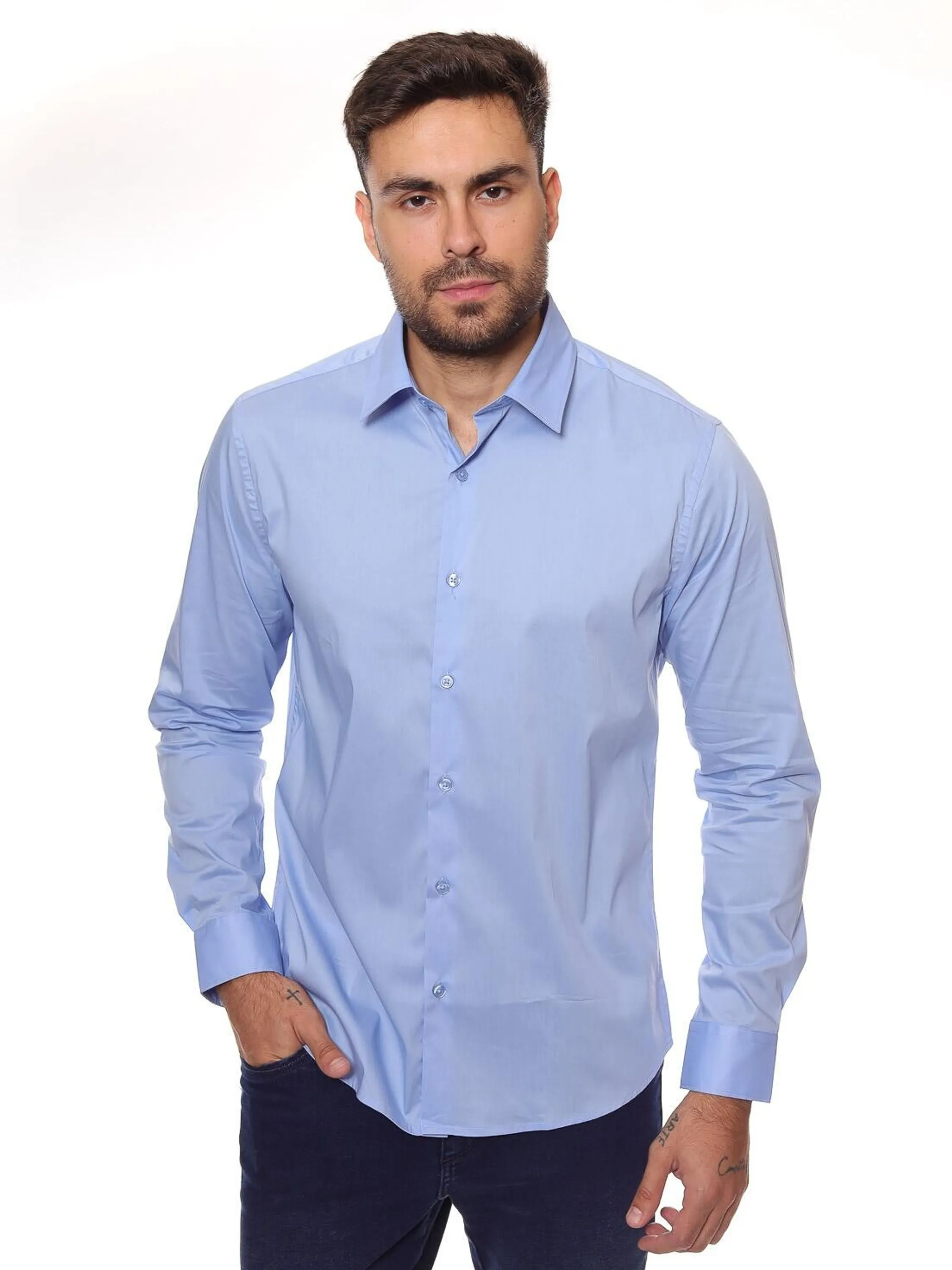 Camisa masculina manga longa