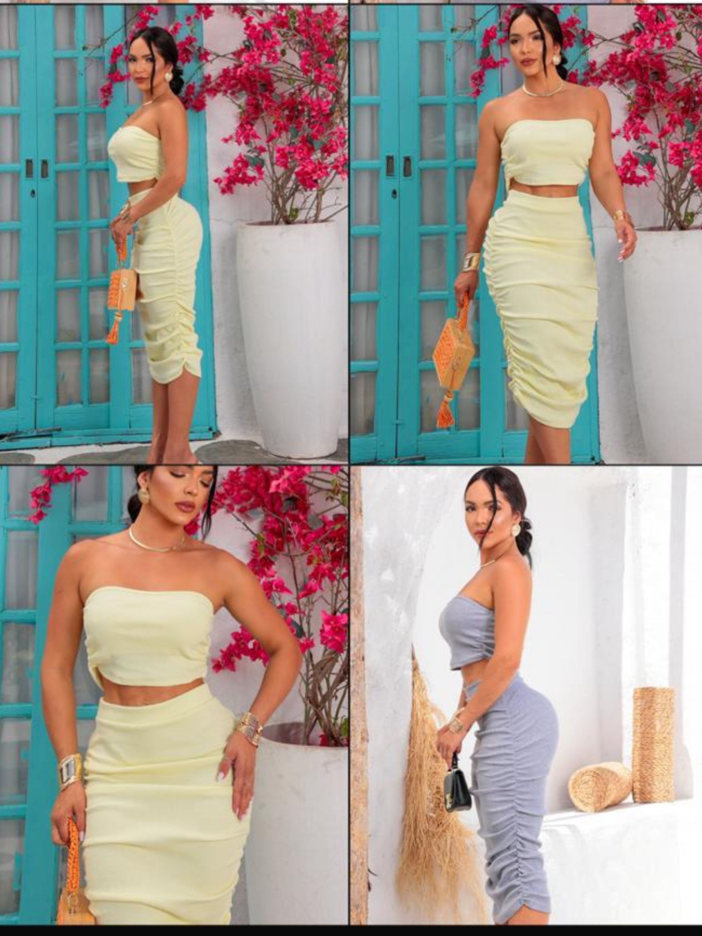 Conjunto tomara que caia