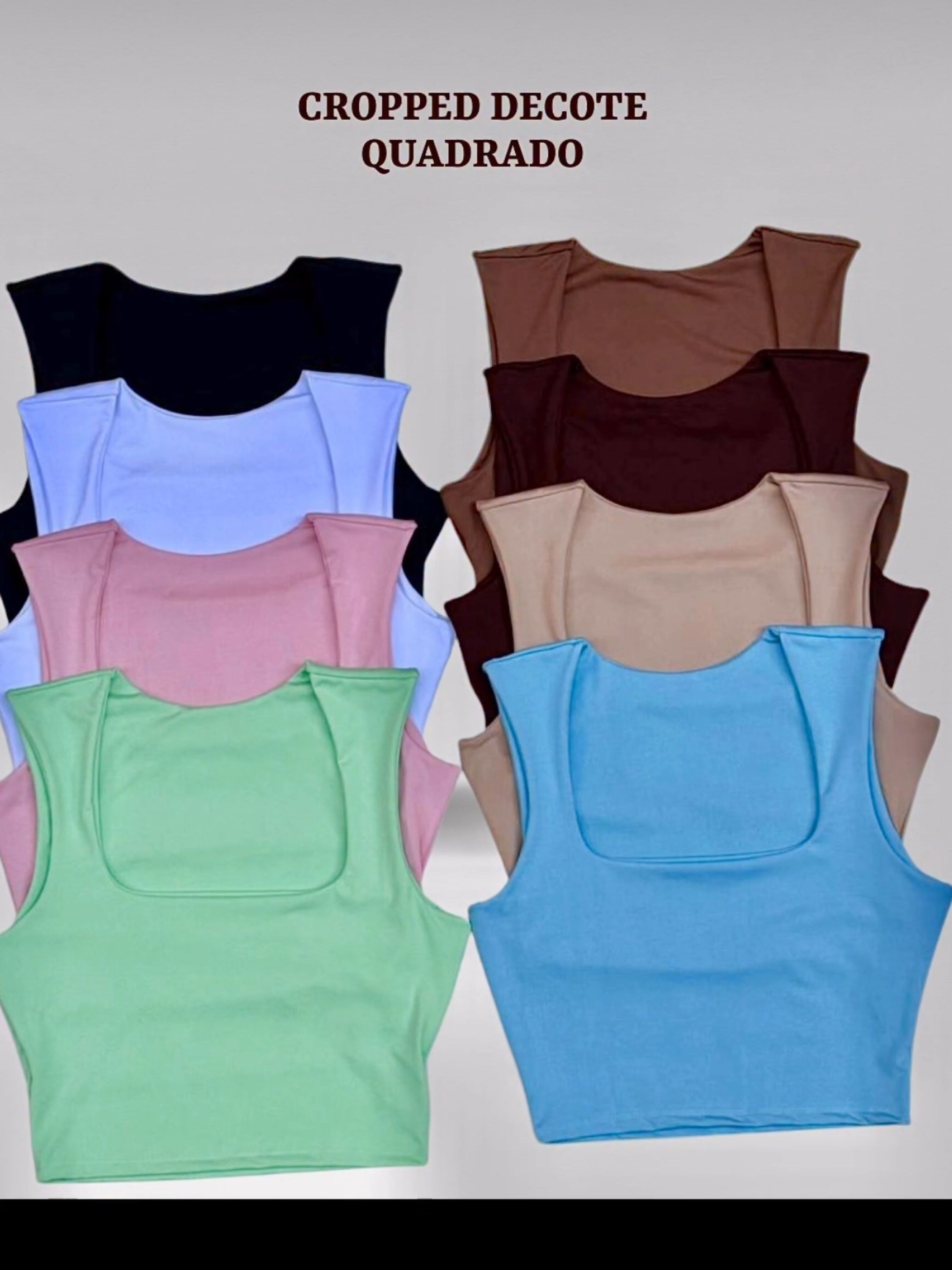 Croped gola cuadrada