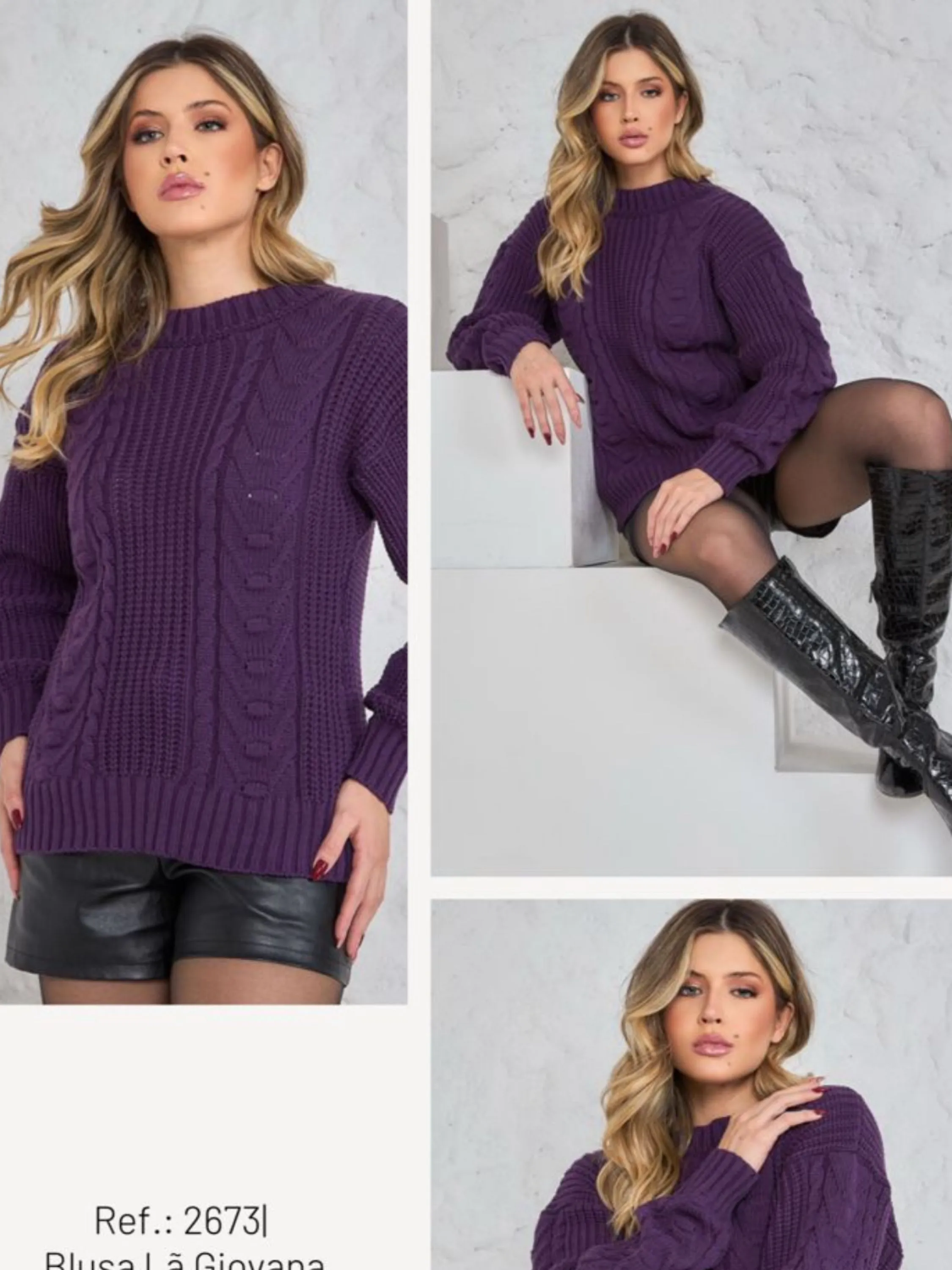 Blusa tricot