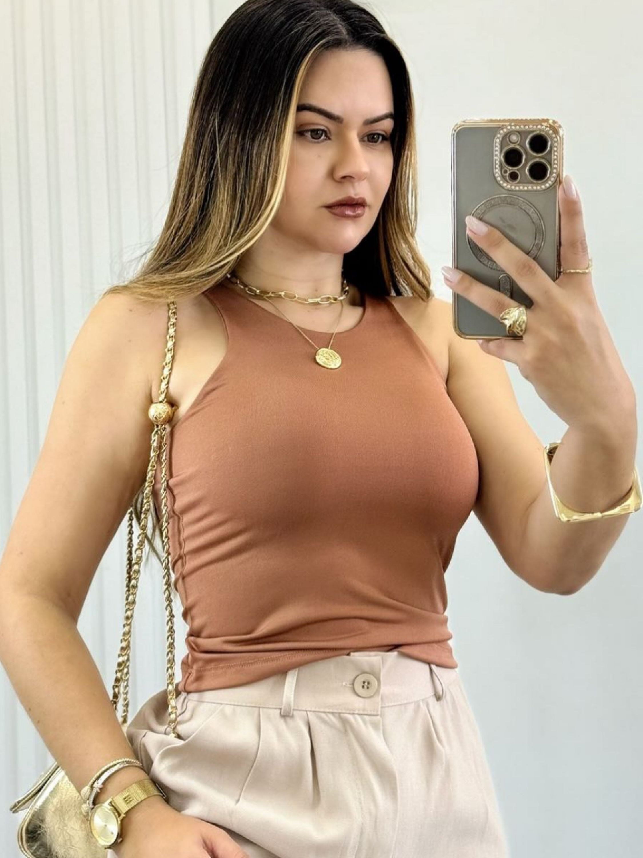 Blusa básica Suplex