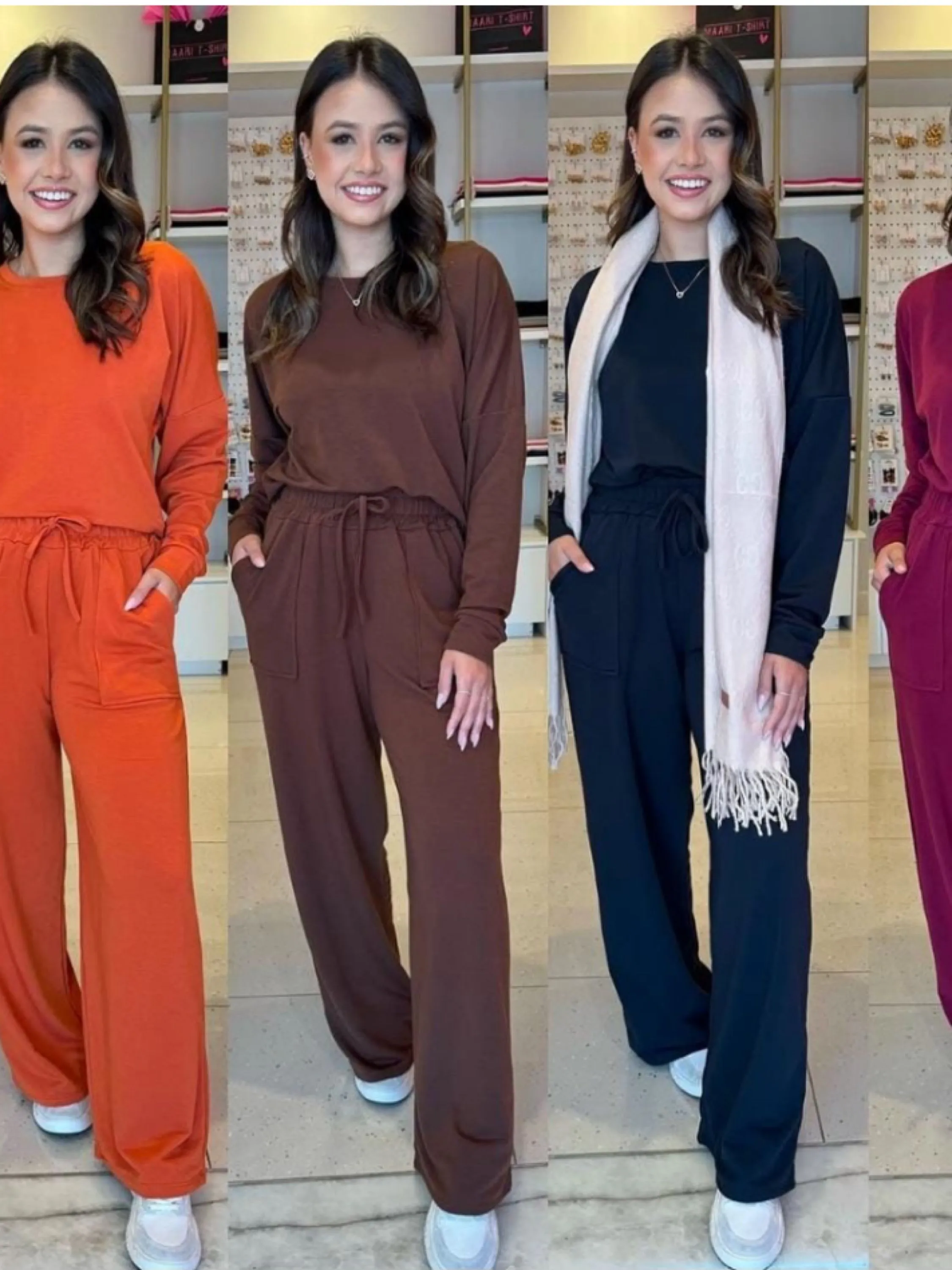 Conjunto manga longa