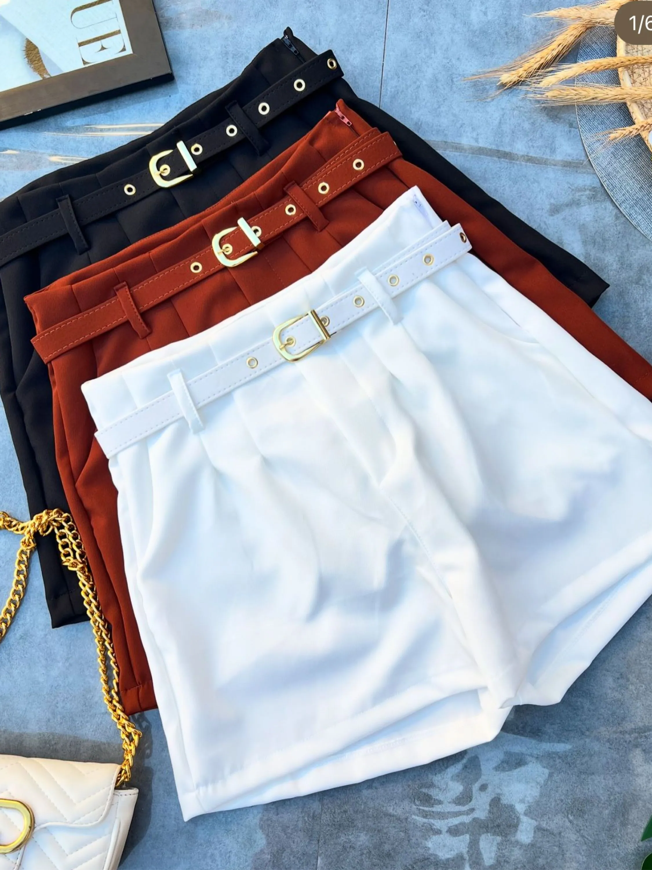 Shorts  alfaiataria modelo zara