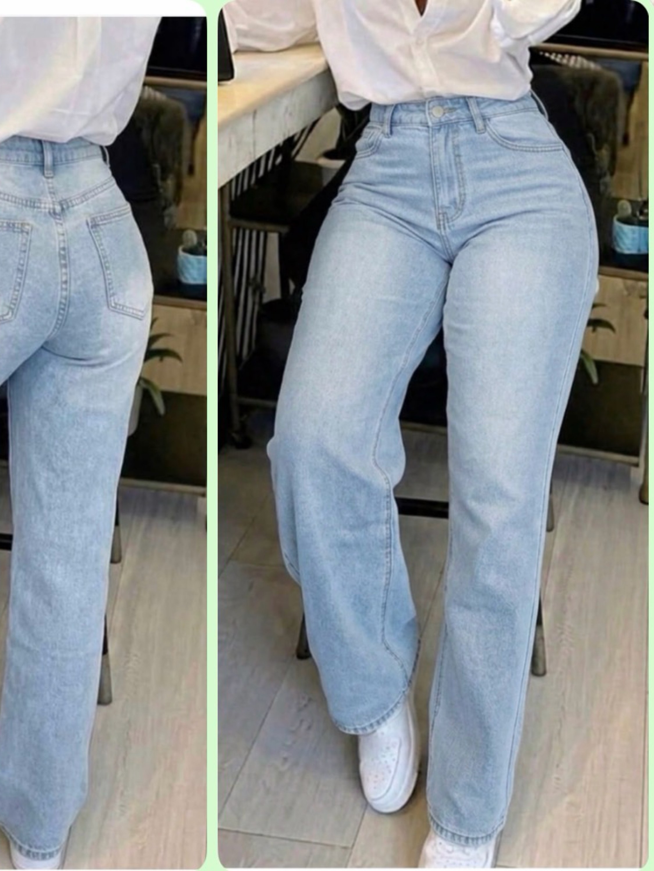 Calça wid leg