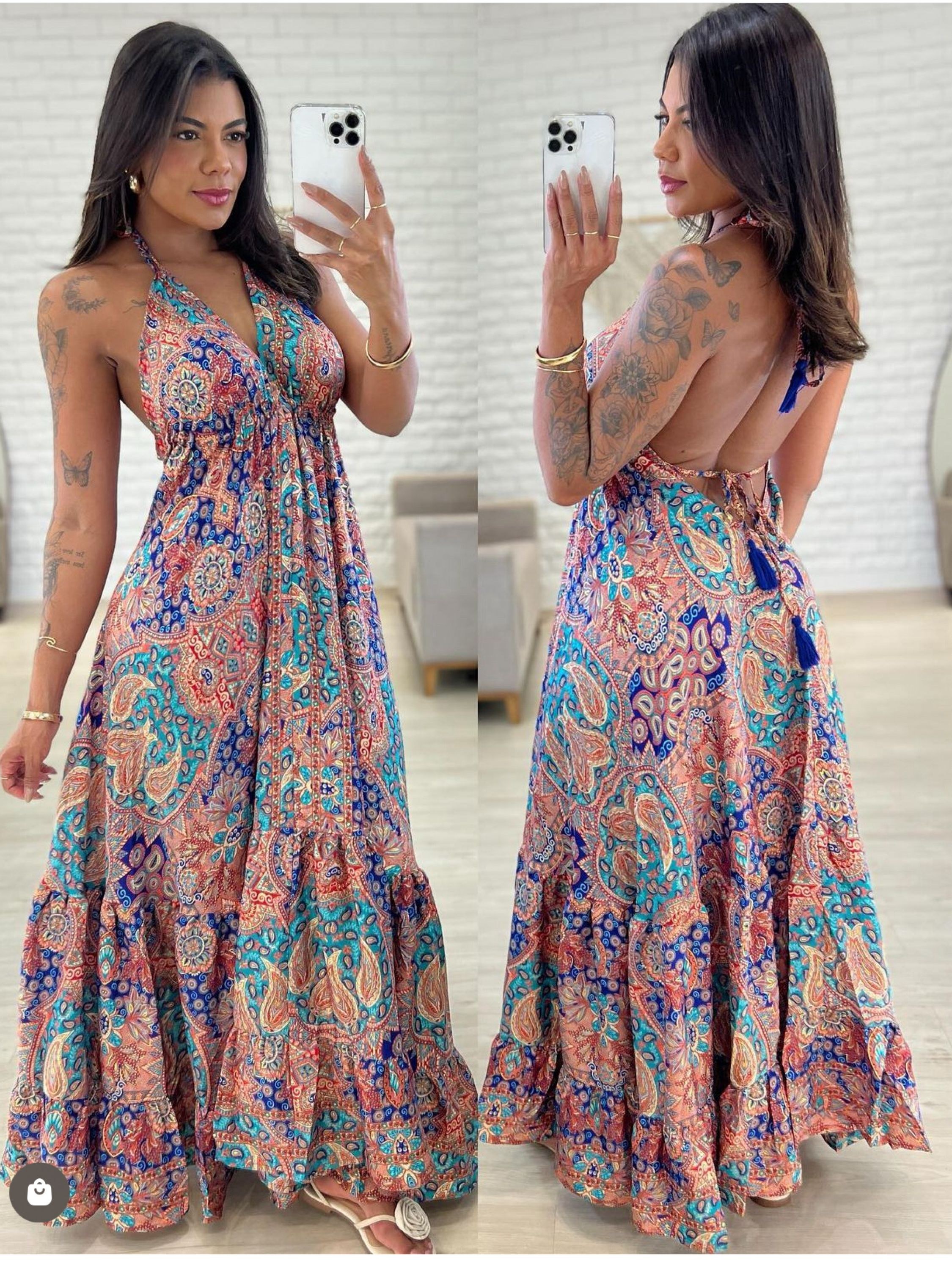 Vestido moda indiana