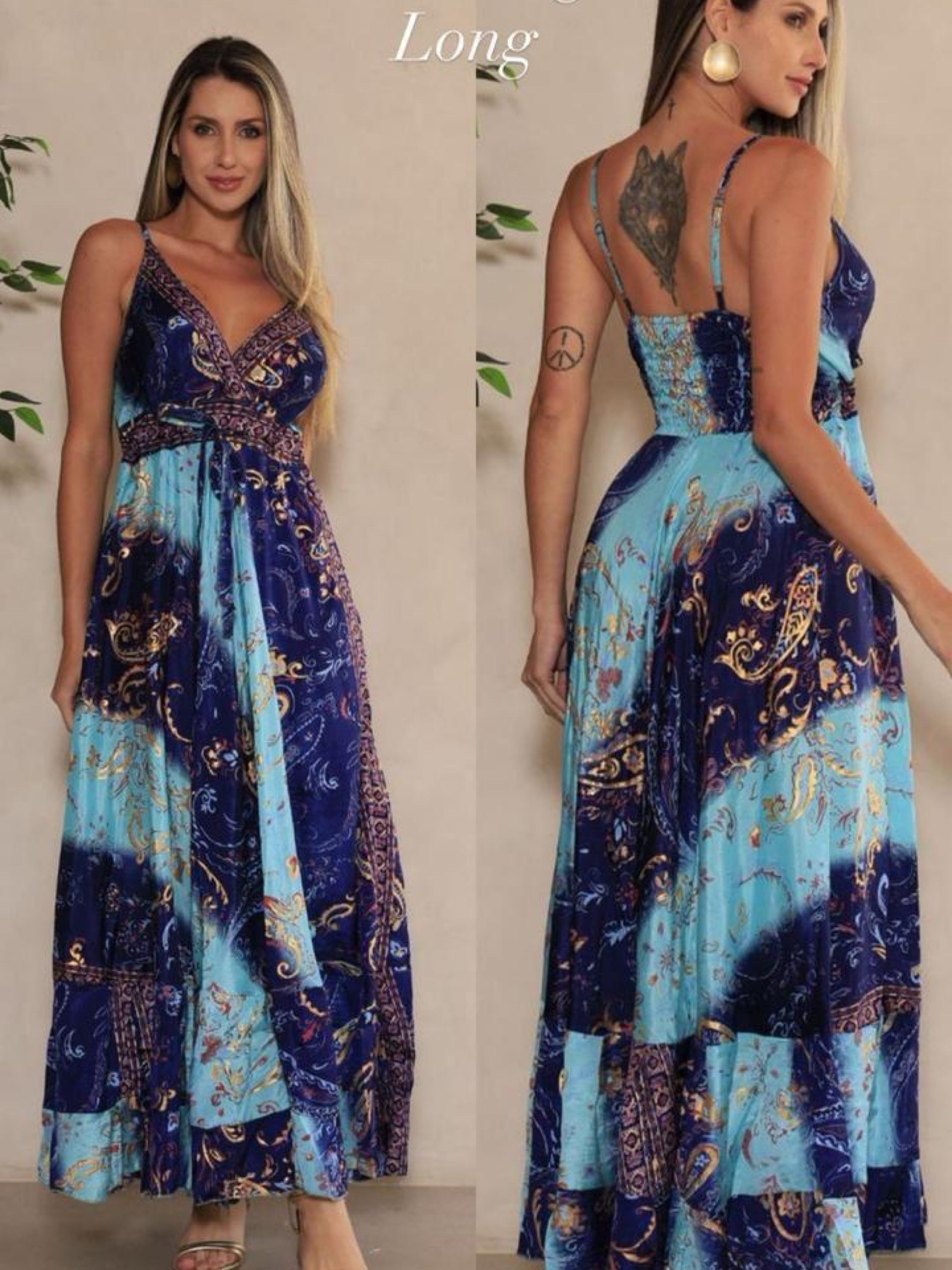 Vestido indiano Elastex