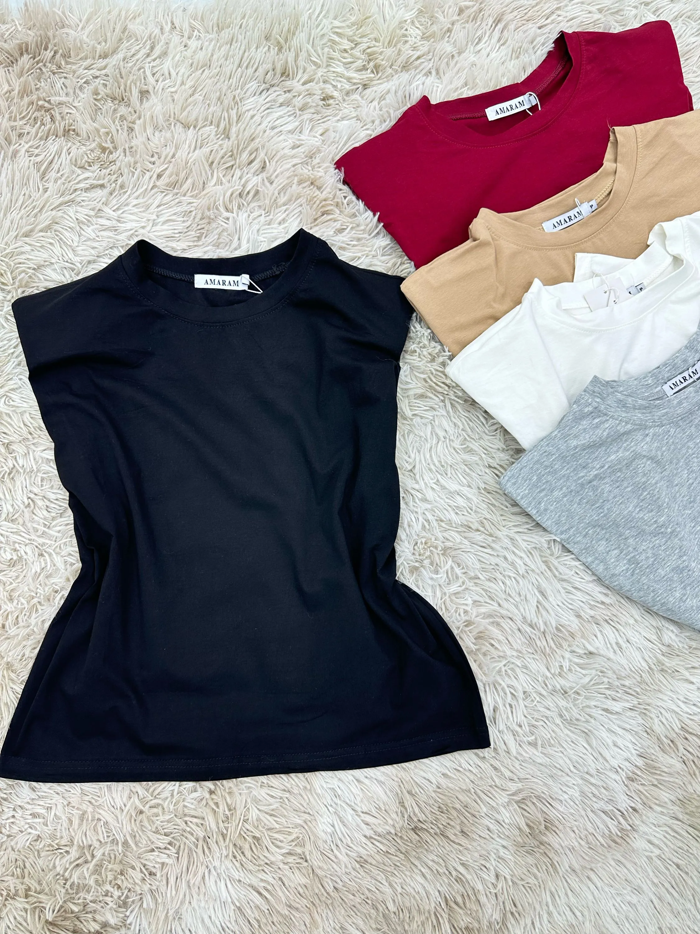 Blusa feminina 97% algodão com elastano importado AM2121