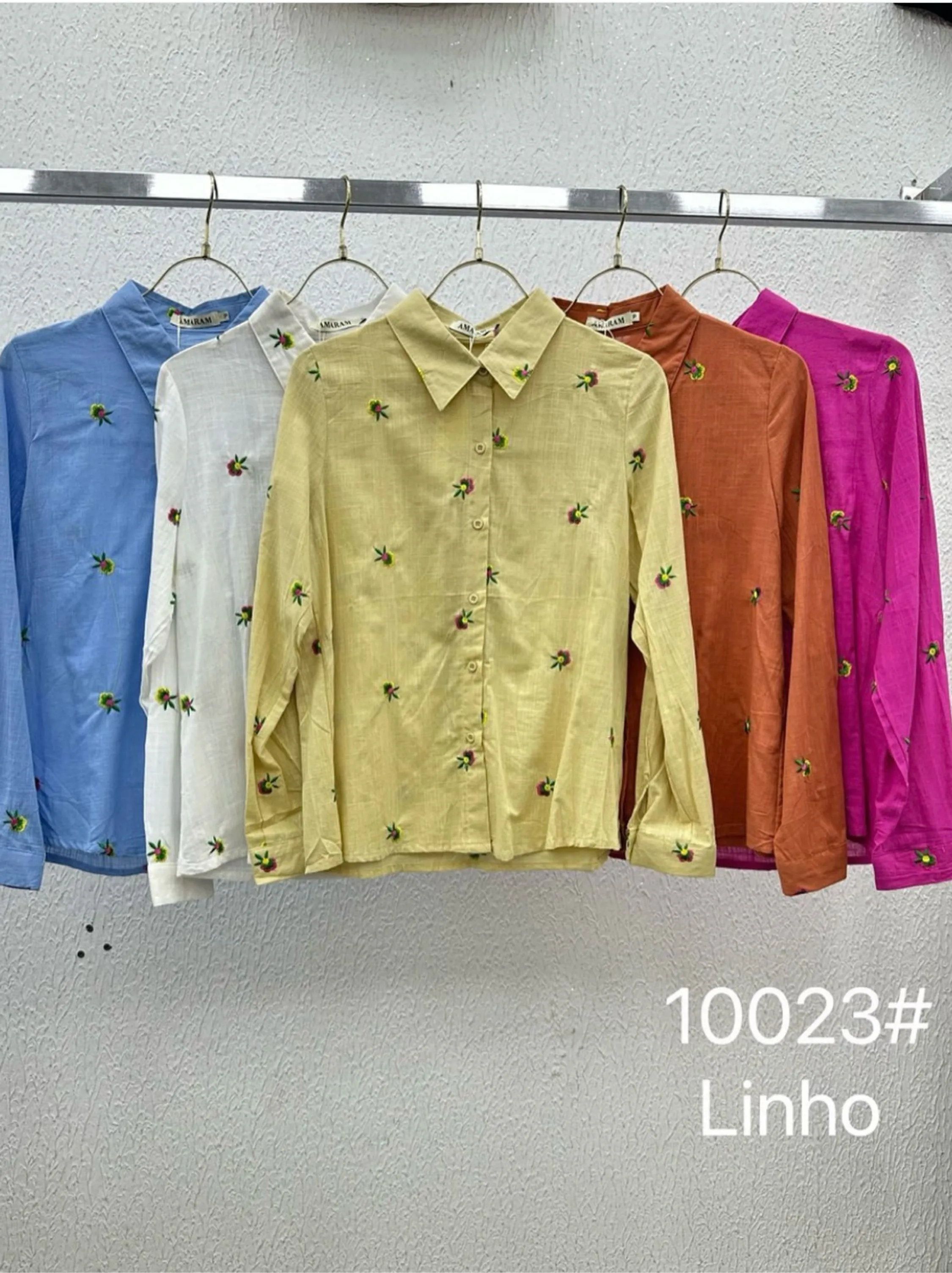 Camisa M/L De linho #10023