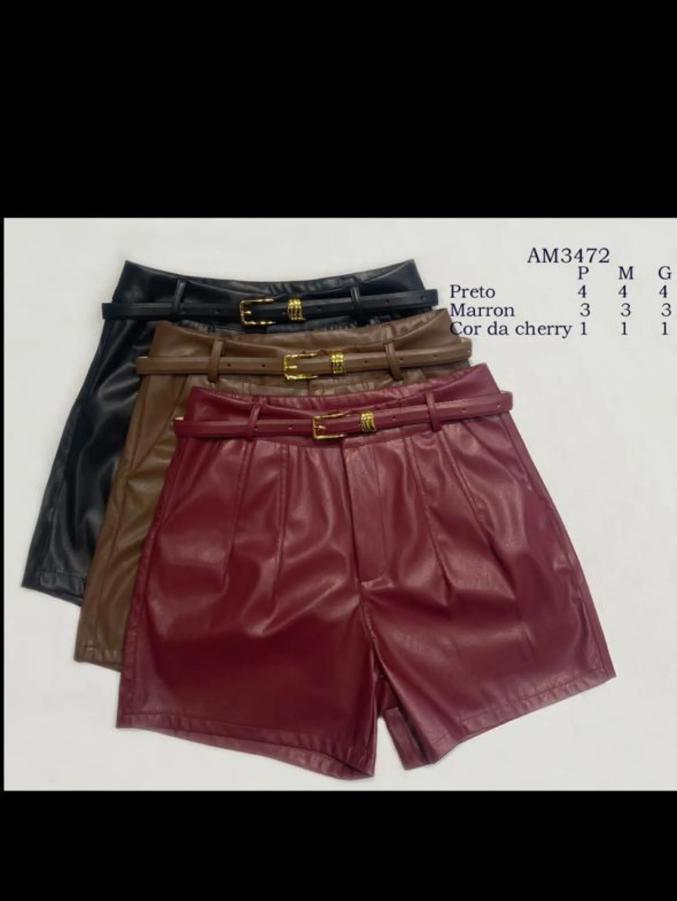 Short courino importado #AM3477