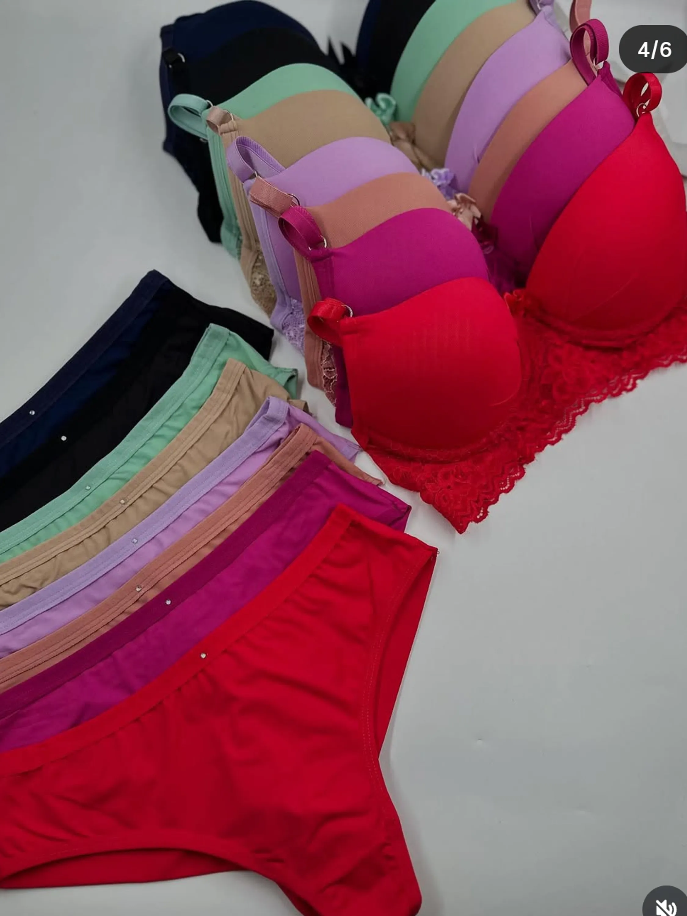 Conjunto de lingerie conforto no seu dia dia