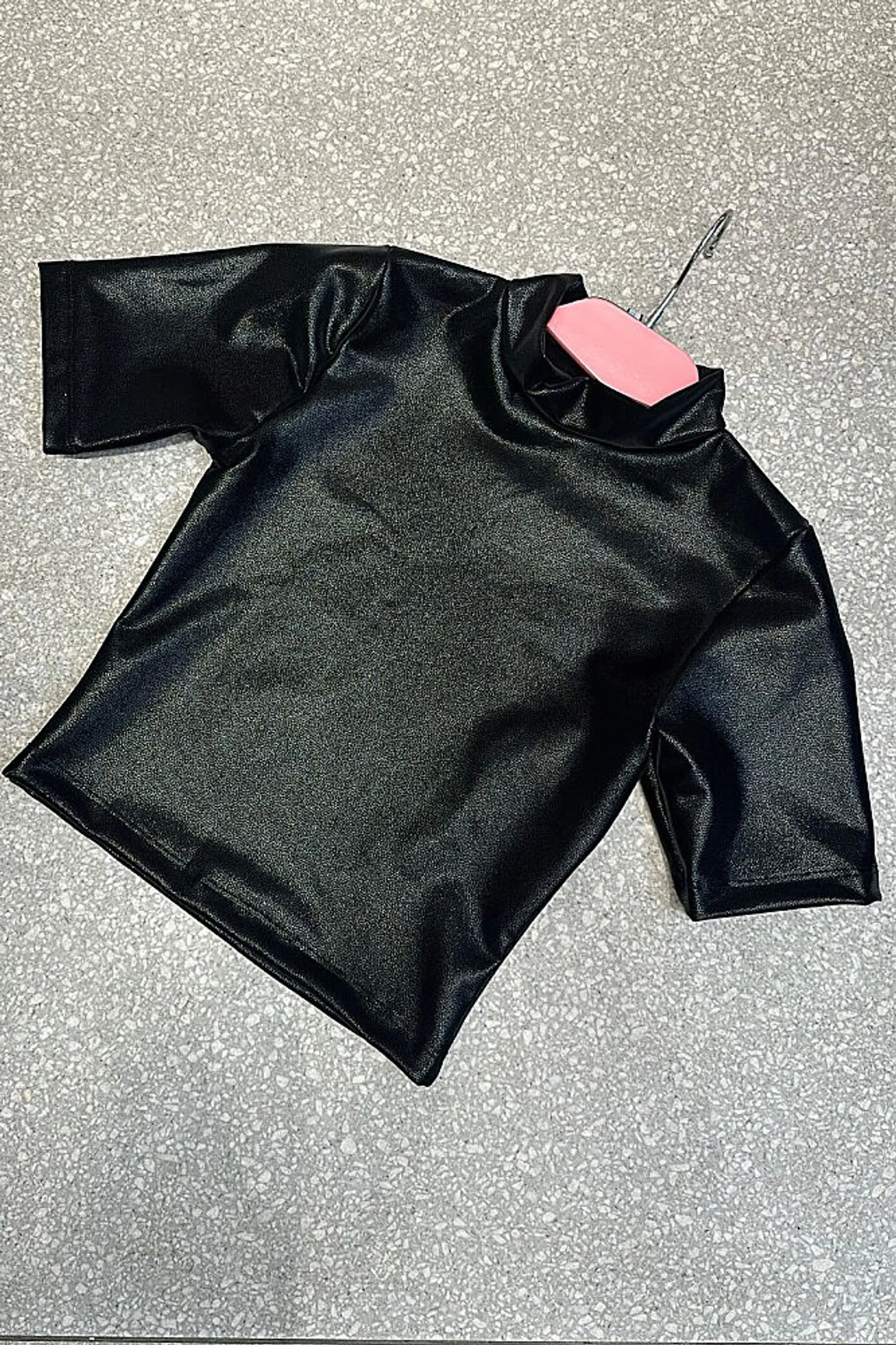 BLUSA MC GLAM LEATHER