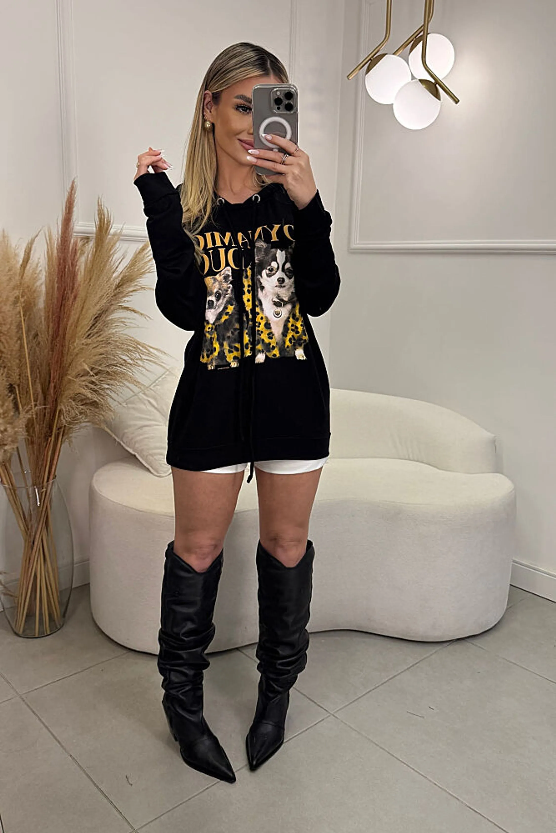BLUSA NEW TERNURA ML SILK CHIHUAHUA TEDDY